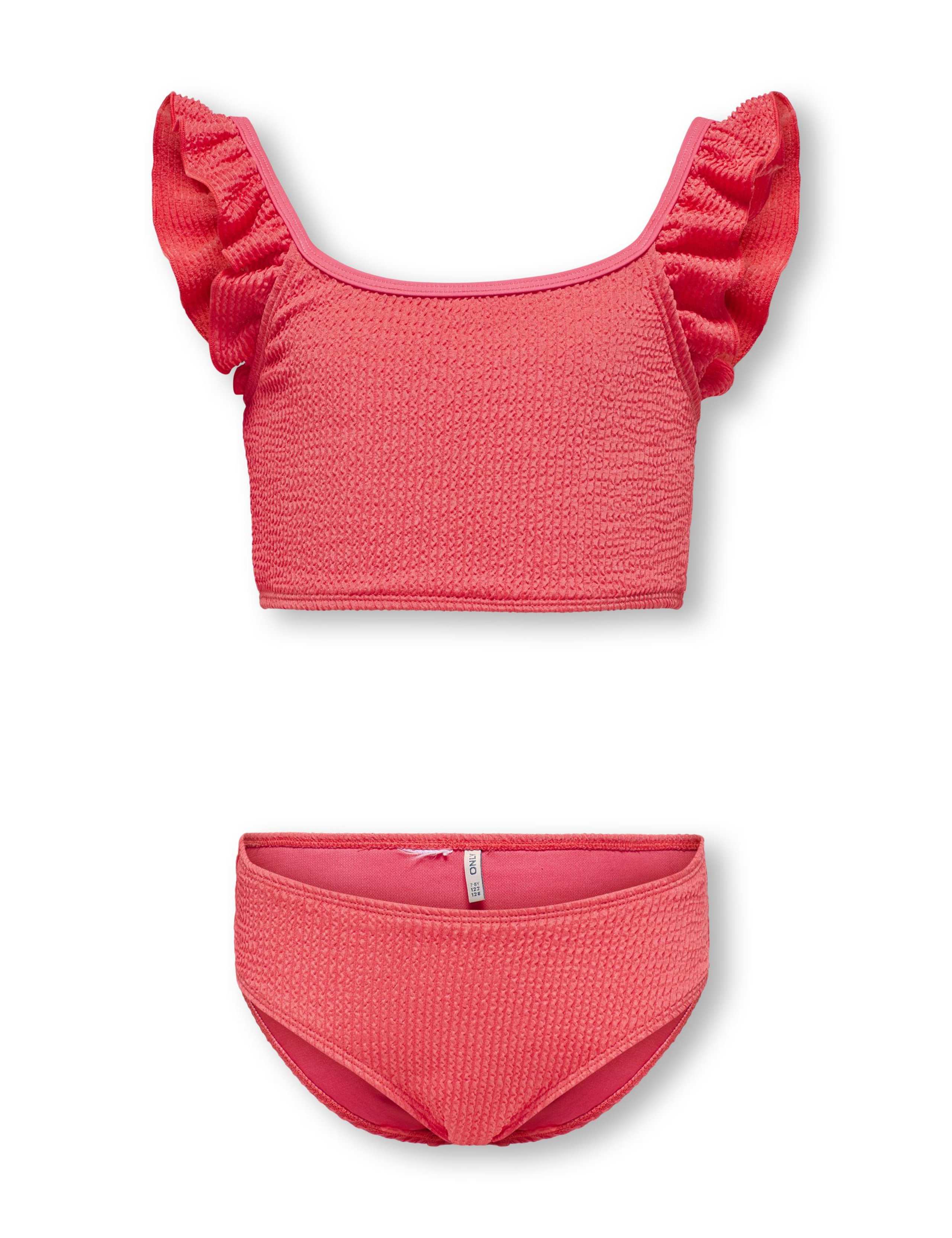 Frill Textured Bikini (7-14 Yrs)