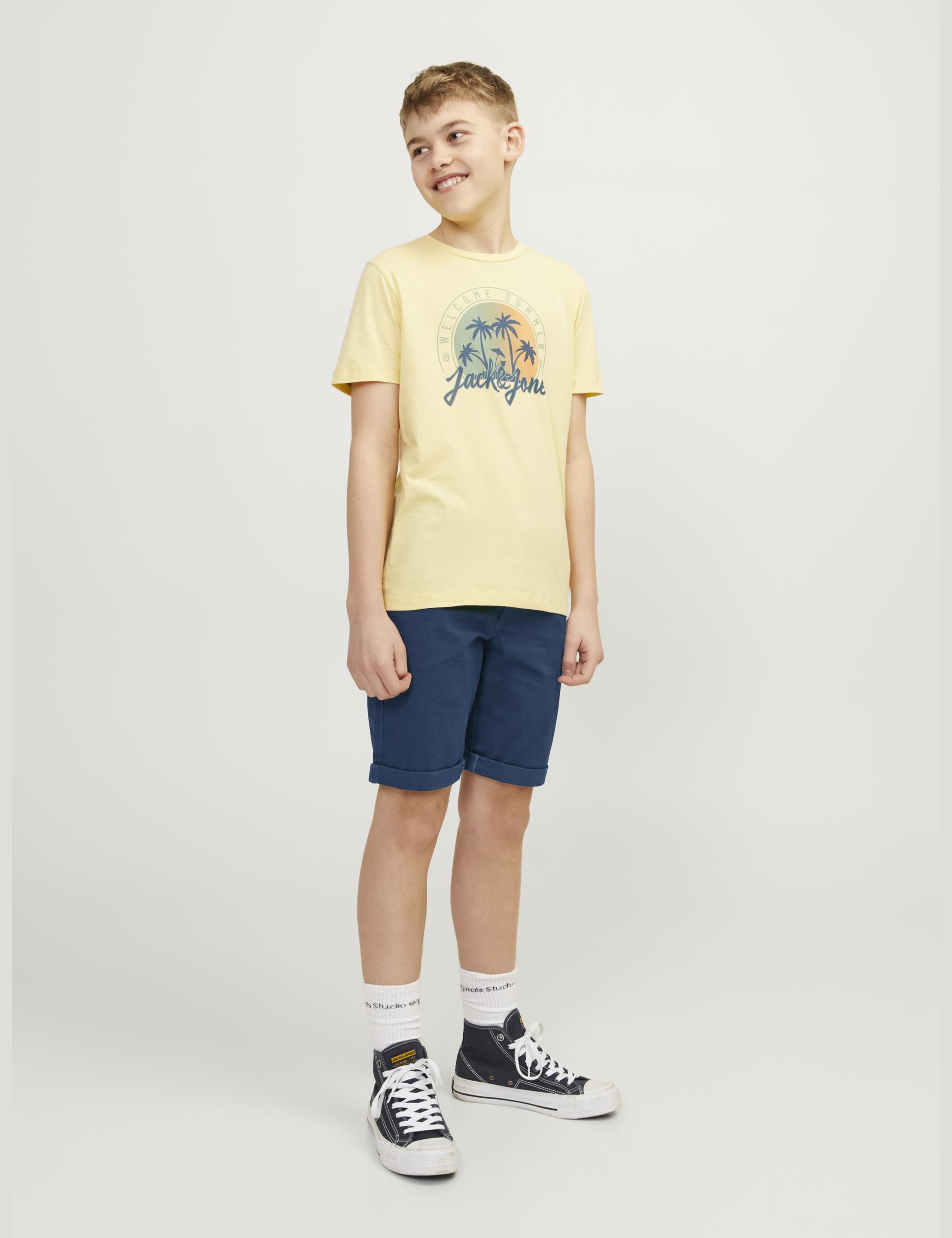 Pure Cotton Chino Shorts (8-16 Yrs)