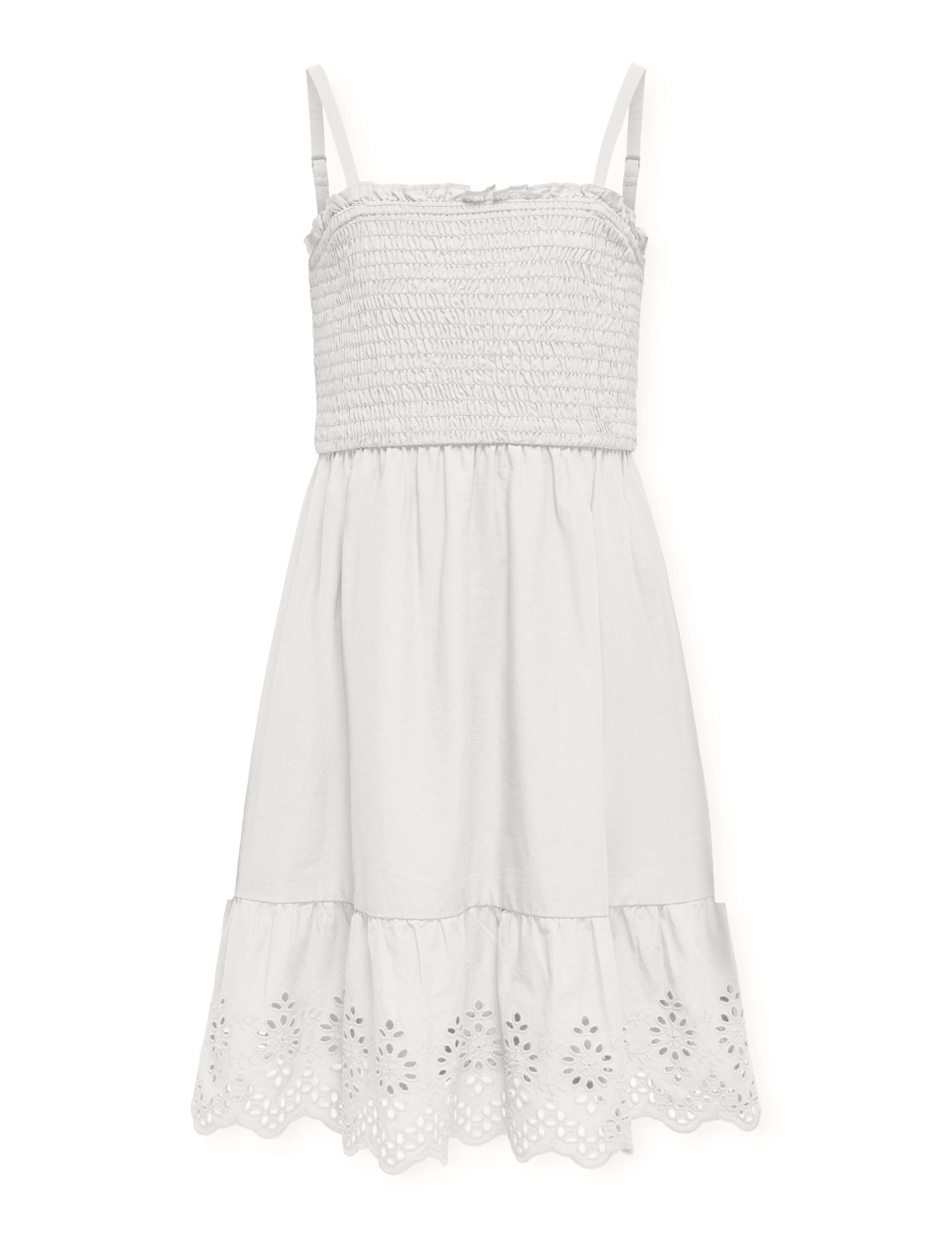 Pure Cotton Broderie Dress (8-14 Yrs)