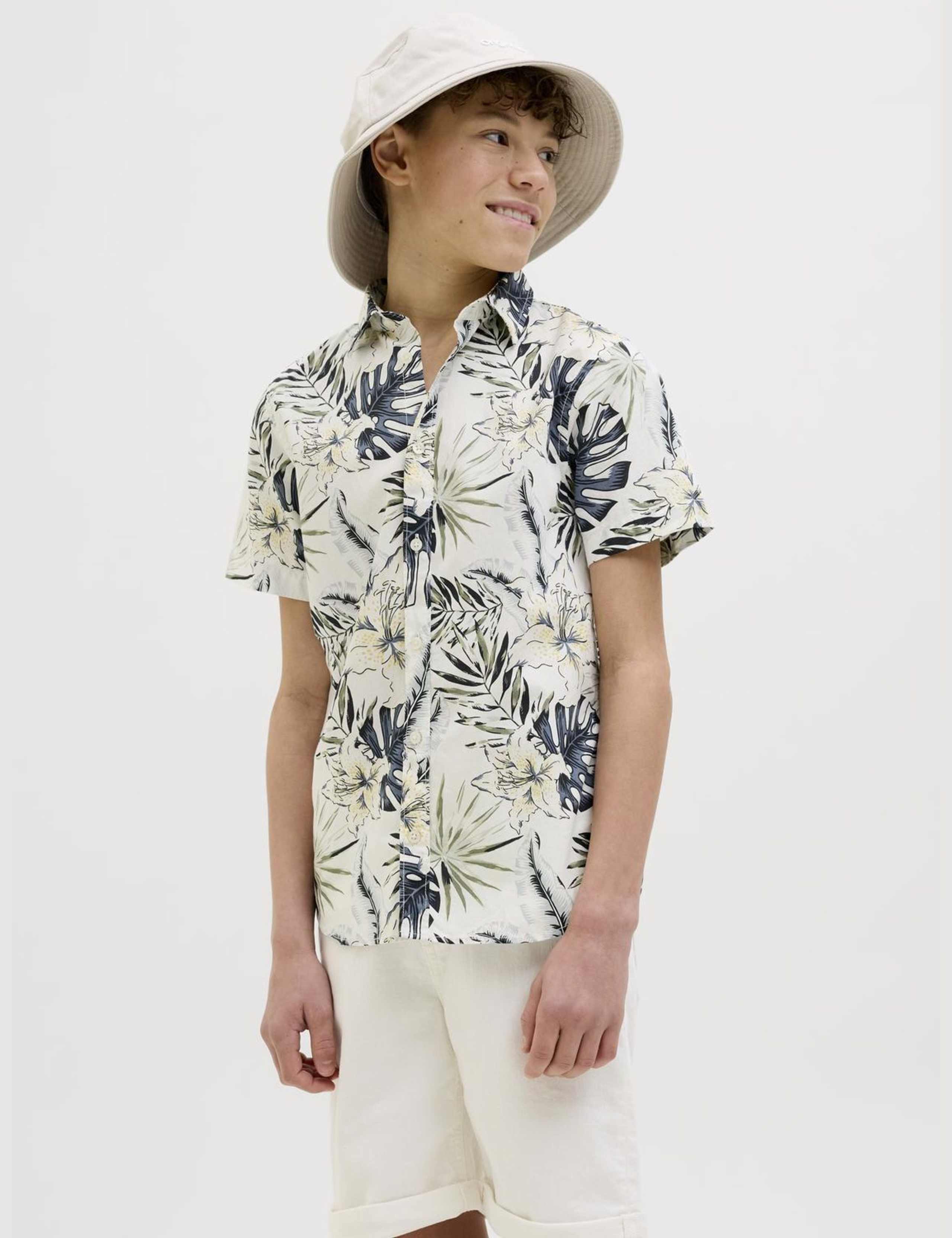 Pure Cotton Printed Shirt (8 Yrs - 16 Yrs)