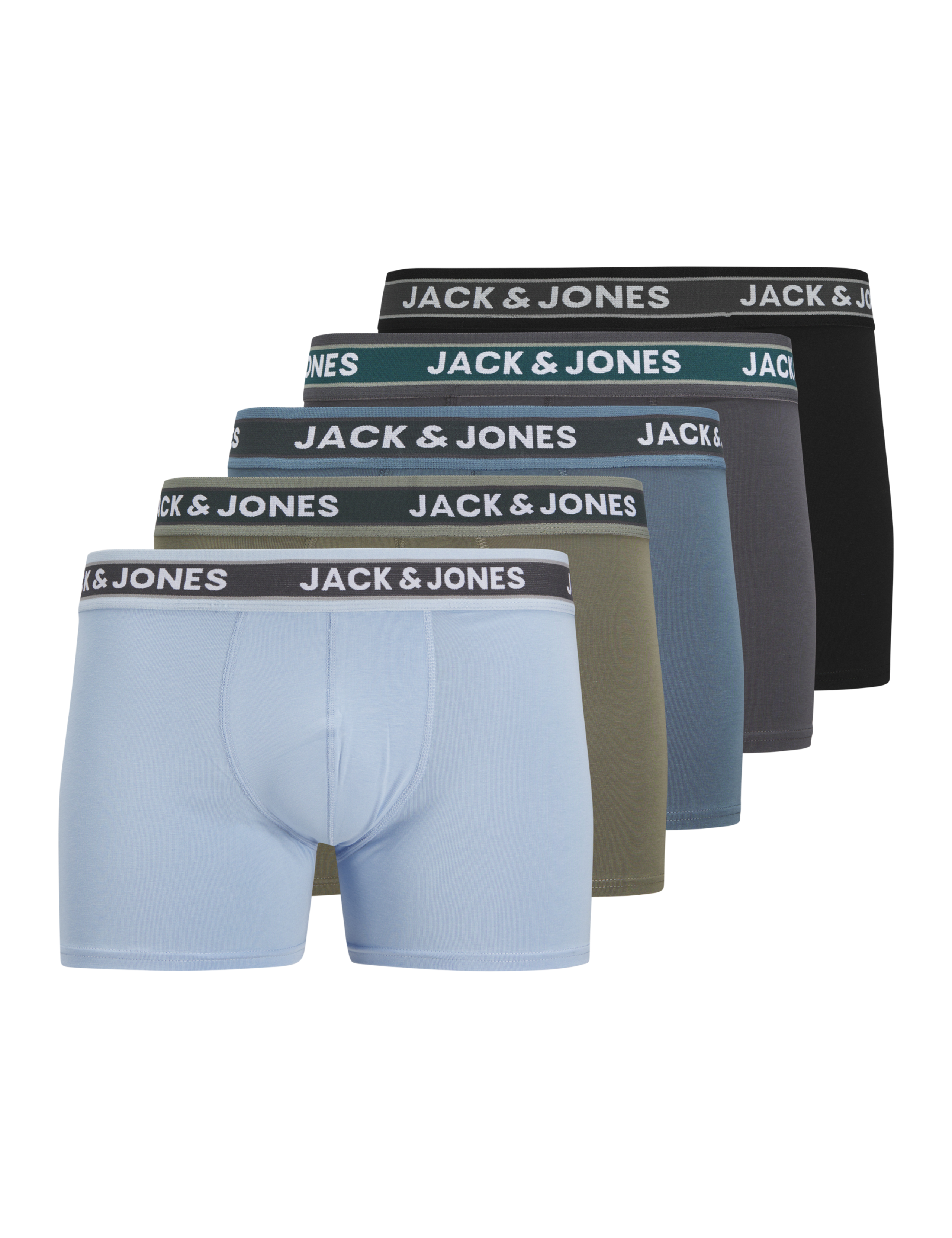 5pk Cotton Rich Trunks (8-16 Yrs)
