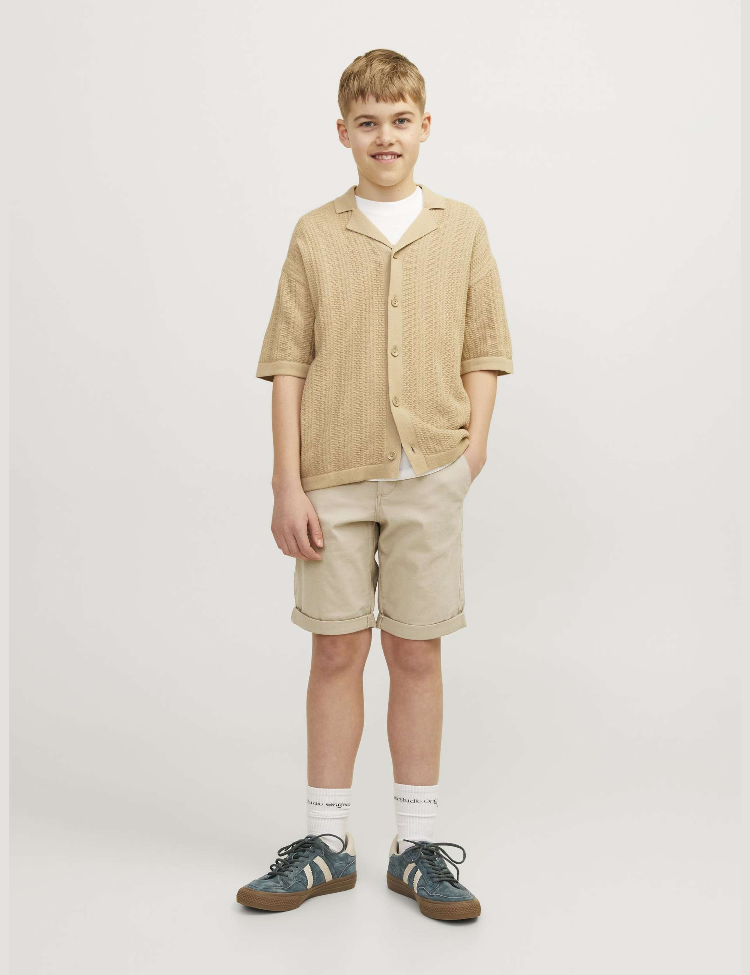 Pure Cotton Chino Shorts (8-16 Yrs)