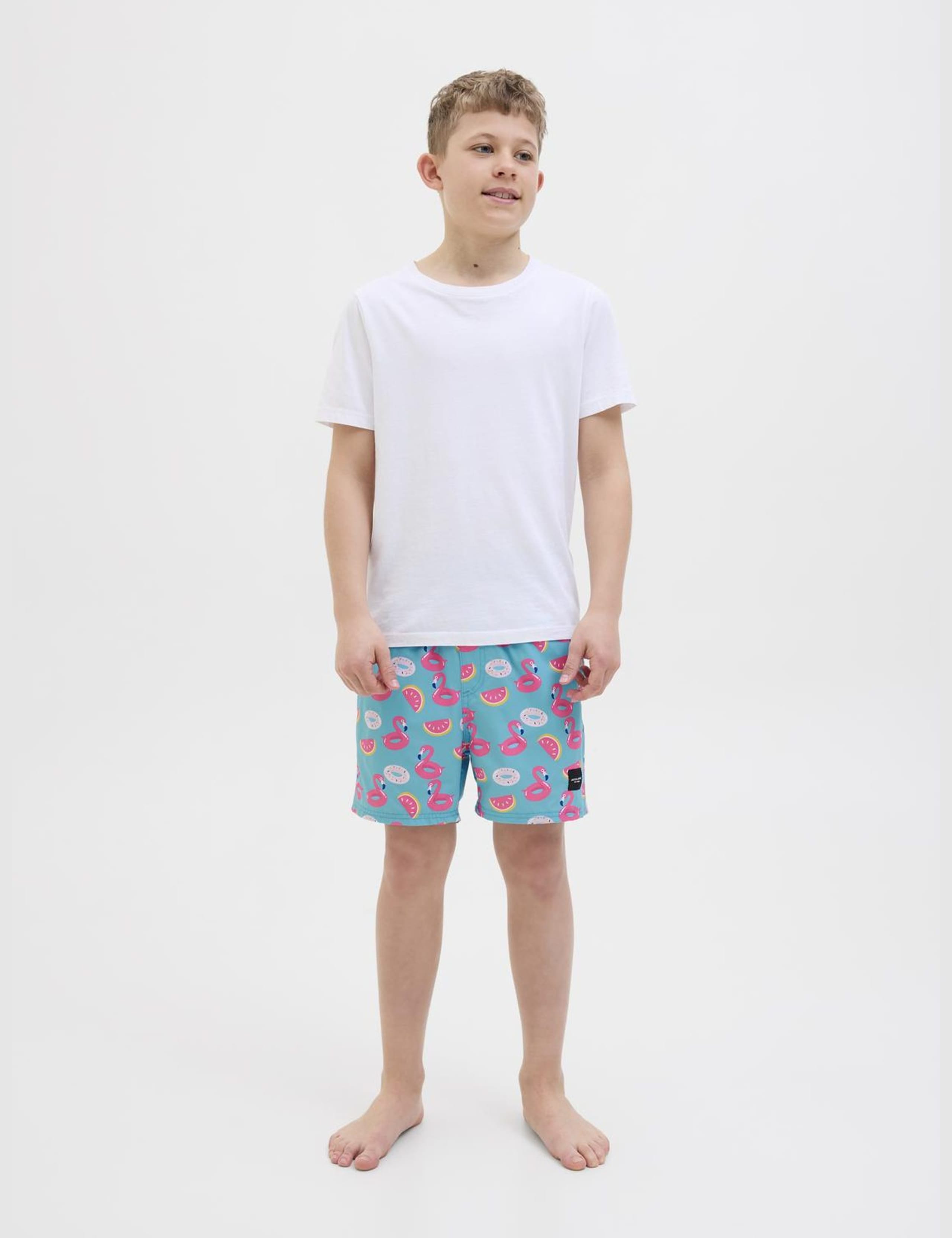 Printed Swim Shorts (8-16 Yrs)