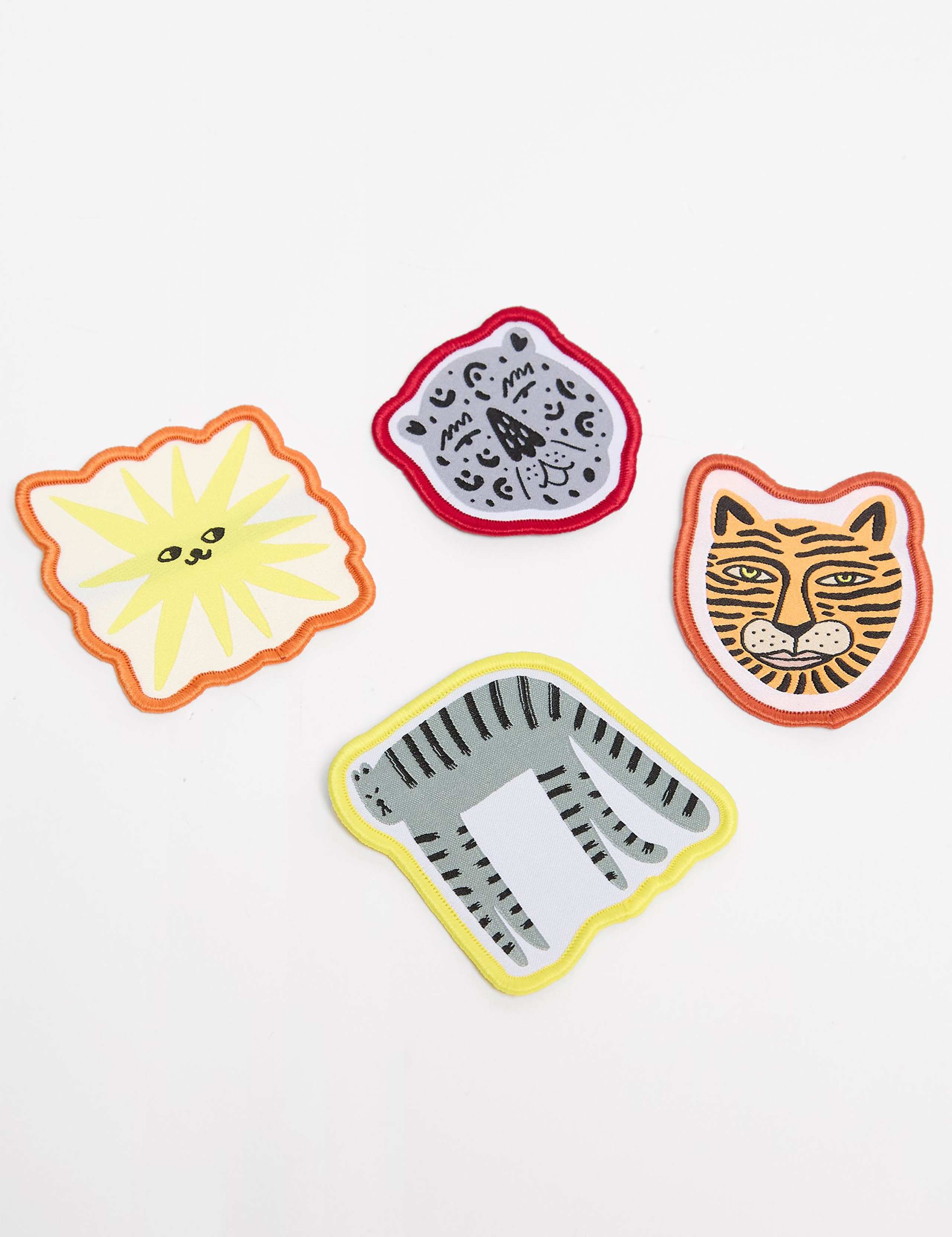 4pk Iron On Character Patches