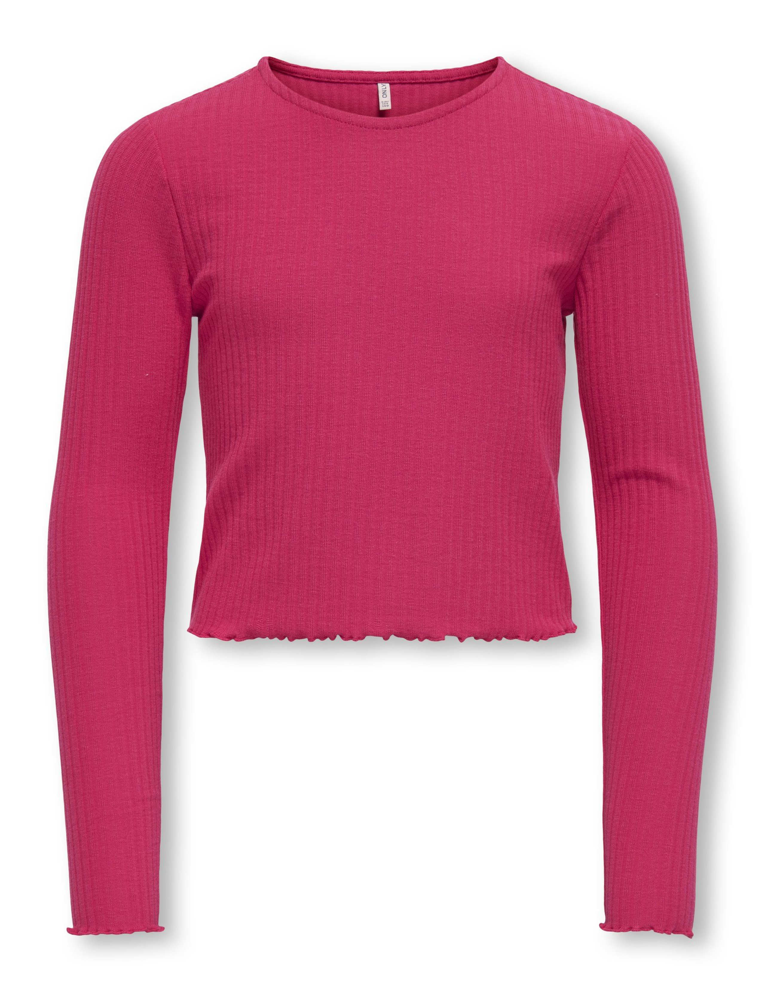 Ribbed Long Sleeve Top (7-14 Yrs)