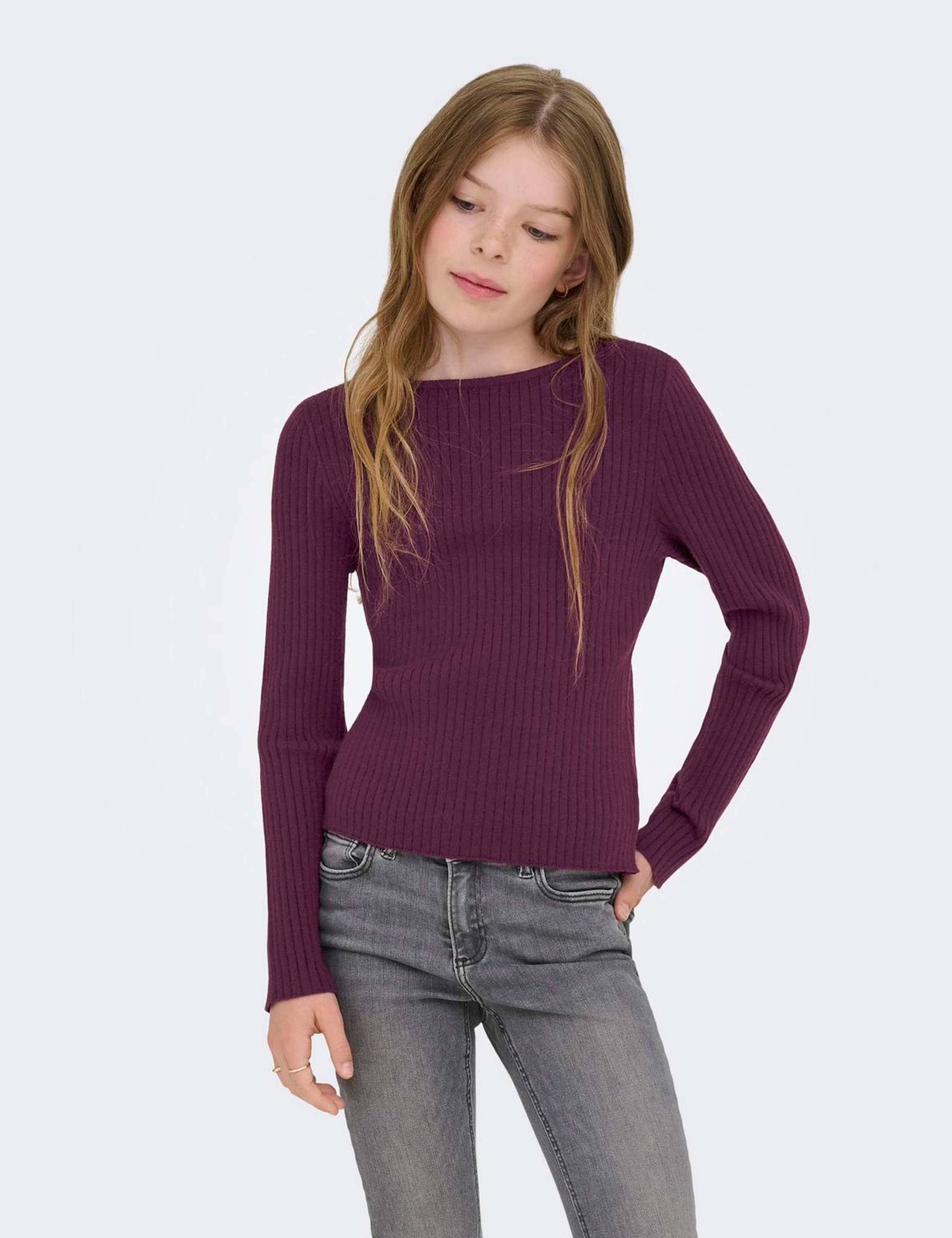 Knitted Ribbed Top (7-14 Yrs)