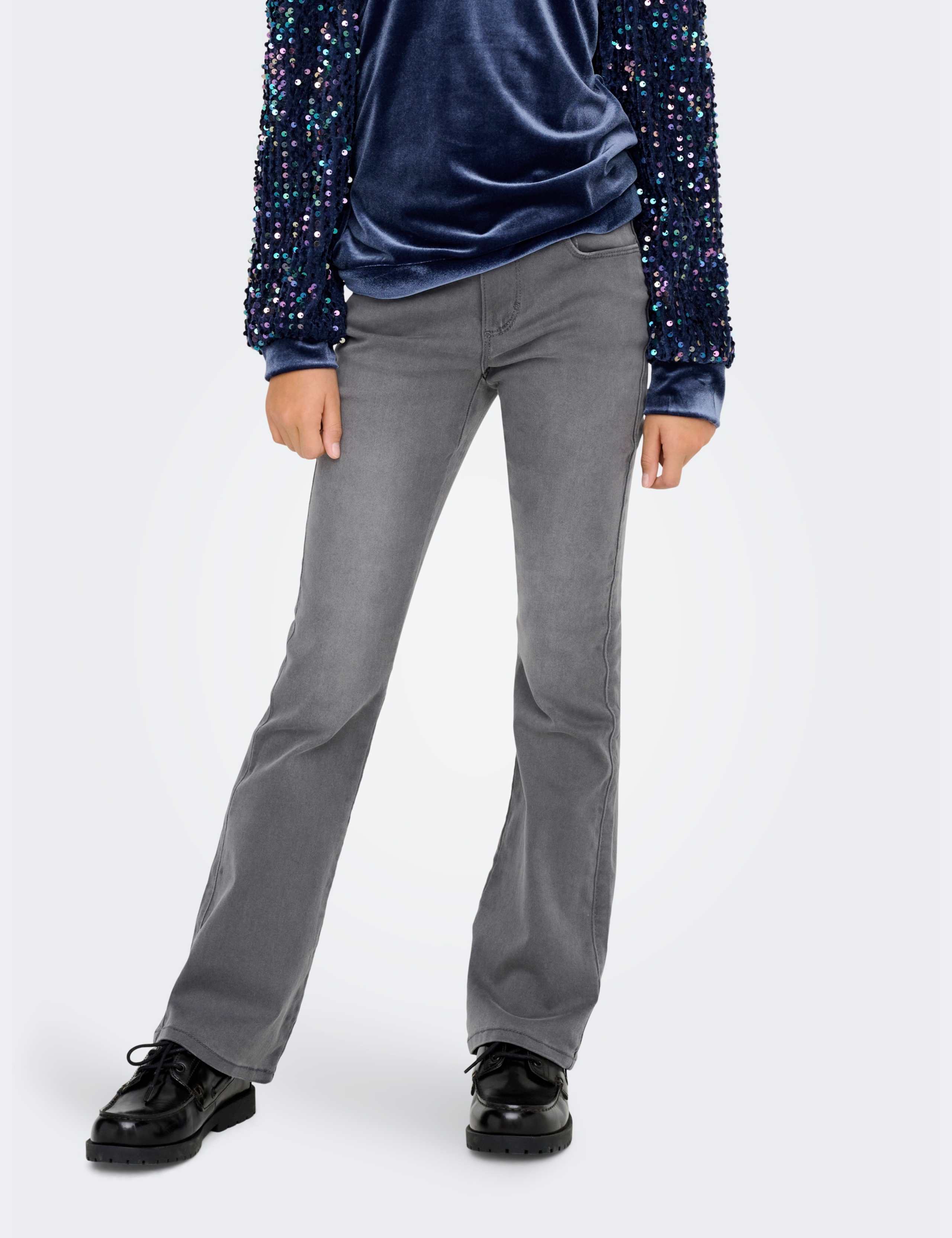 Regular Cotton Rich Flared Jeans (8-14 Yrs)