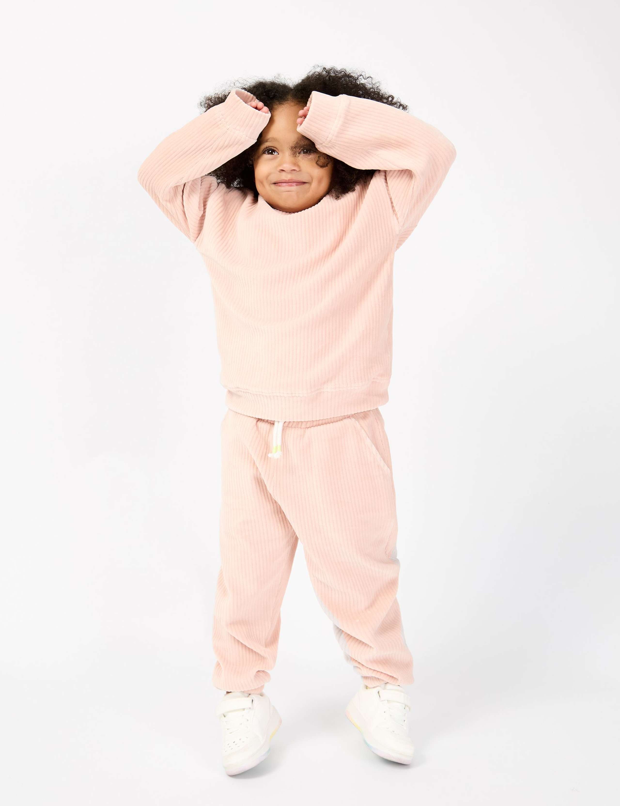 Cotton Rich Ribbed Joggers (2-8 Yrs)