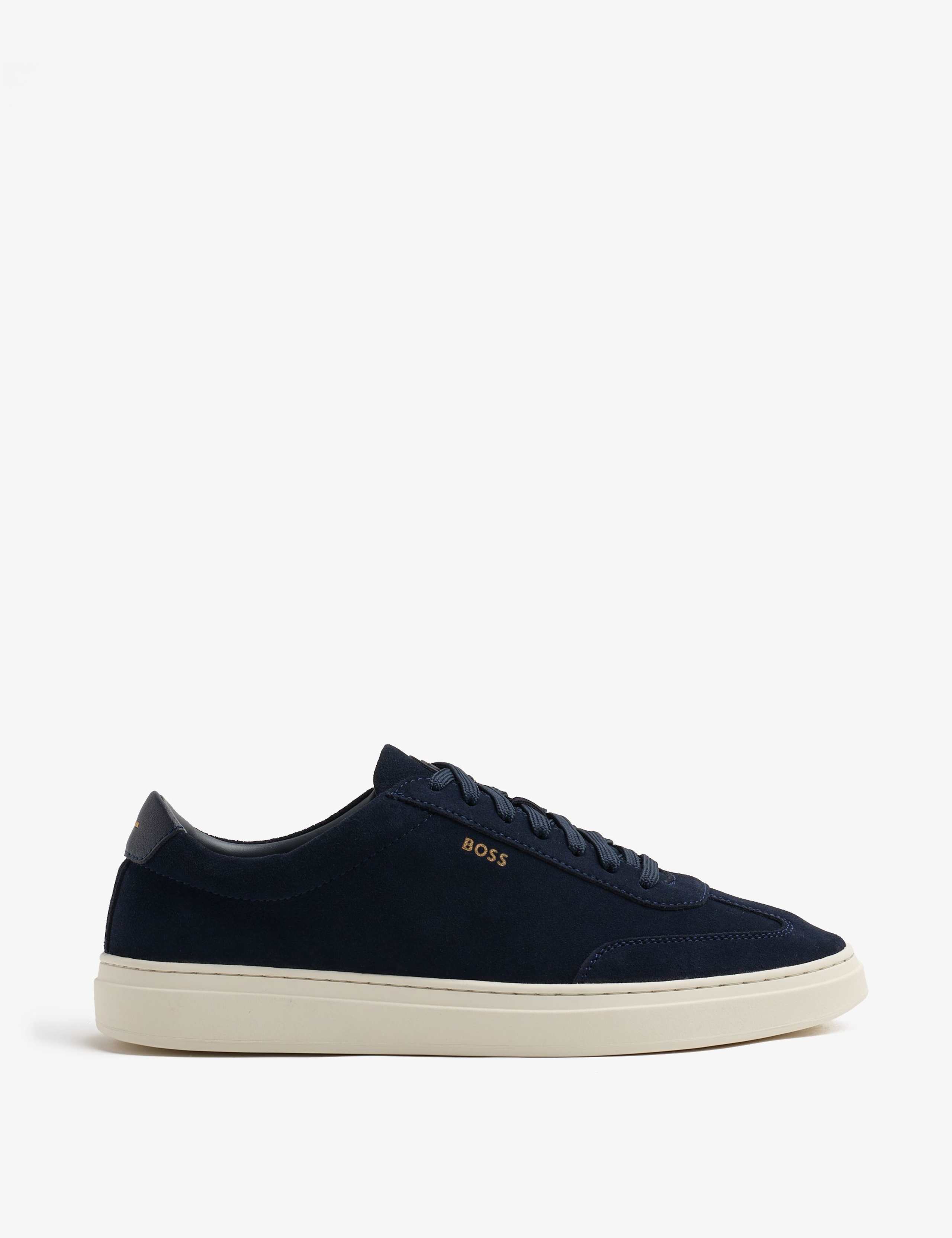 Suede Lace Up Trainers