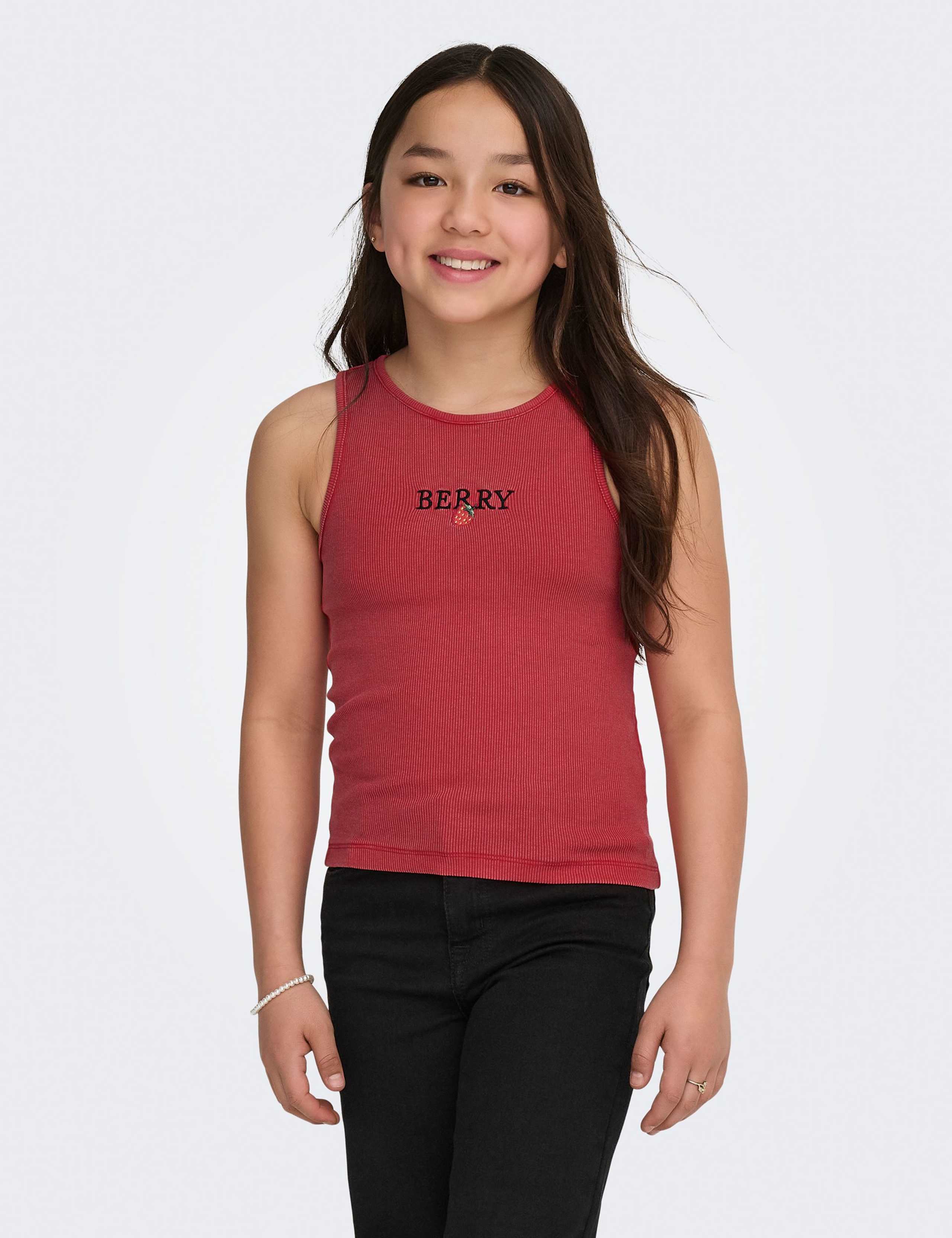 Cotton Rich Strawberry Vest (7-14 Yrs)