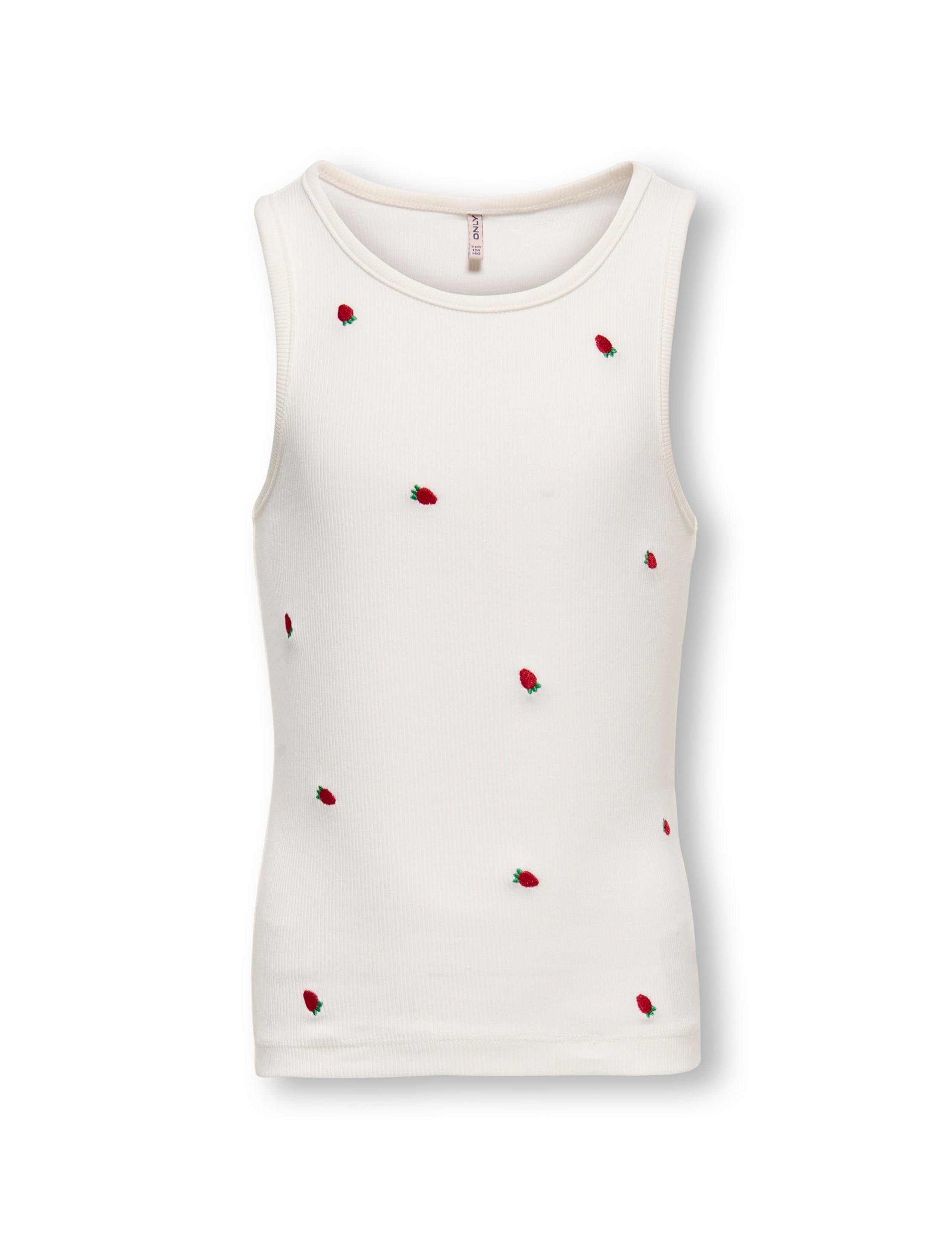 Cotton Rich Strawberry Vest (7-14 Yrs)