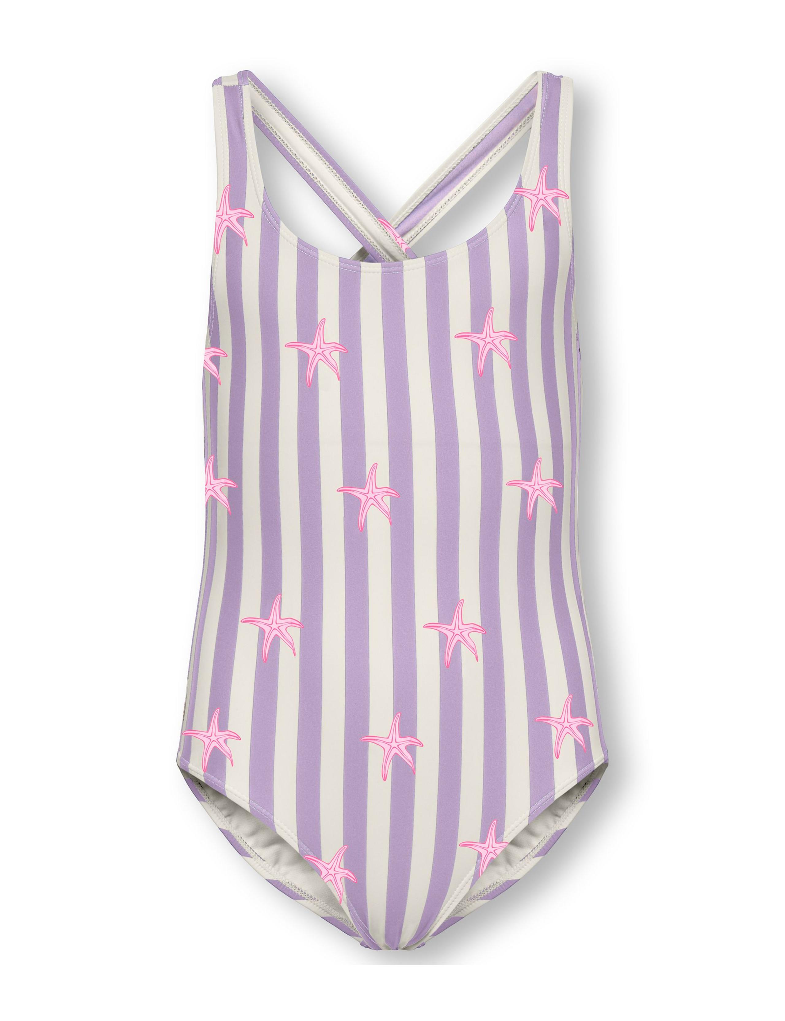 Striped Swimsuit (7-14 Yrs)