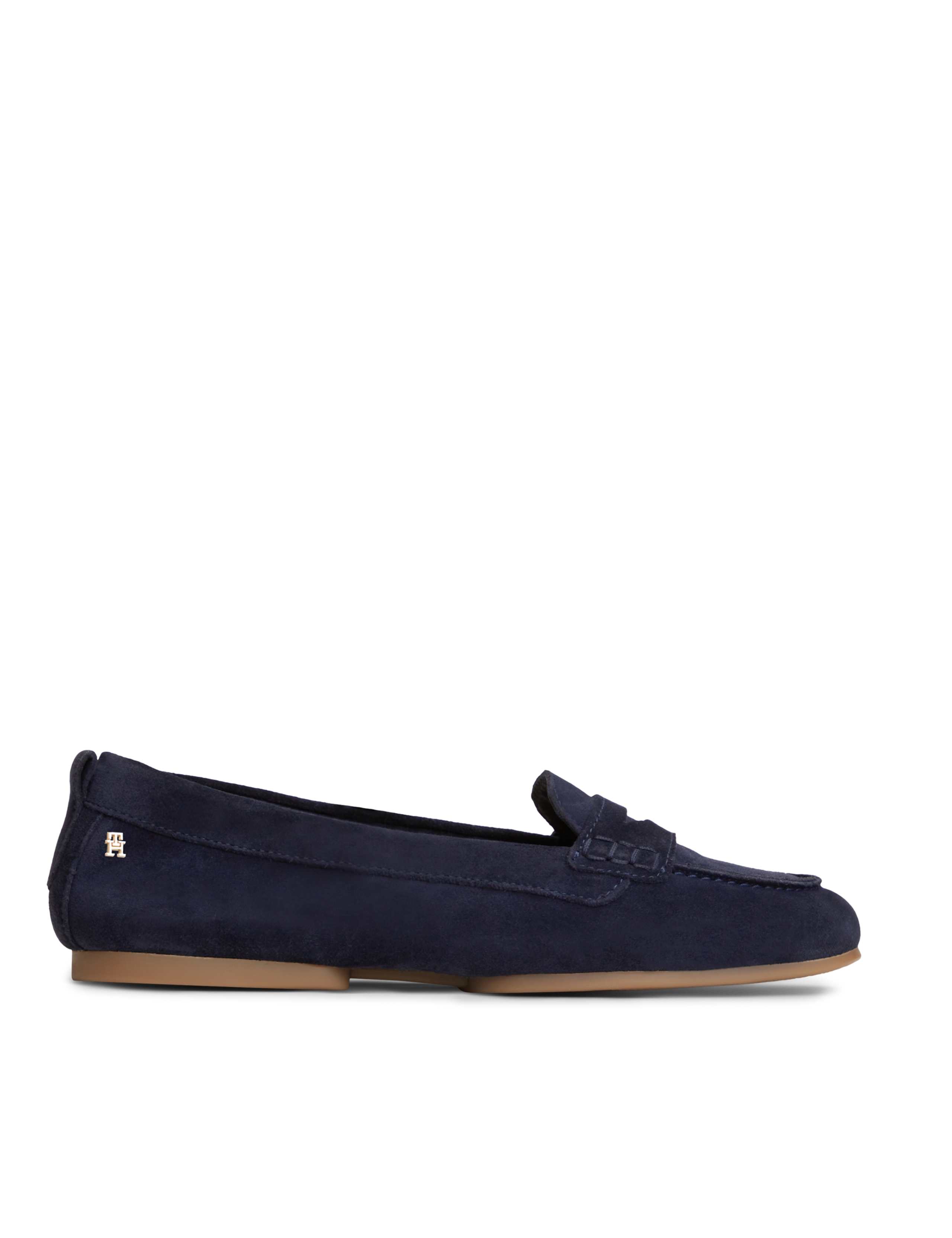 TH Flex Suede Slip On Ballerina Loafers