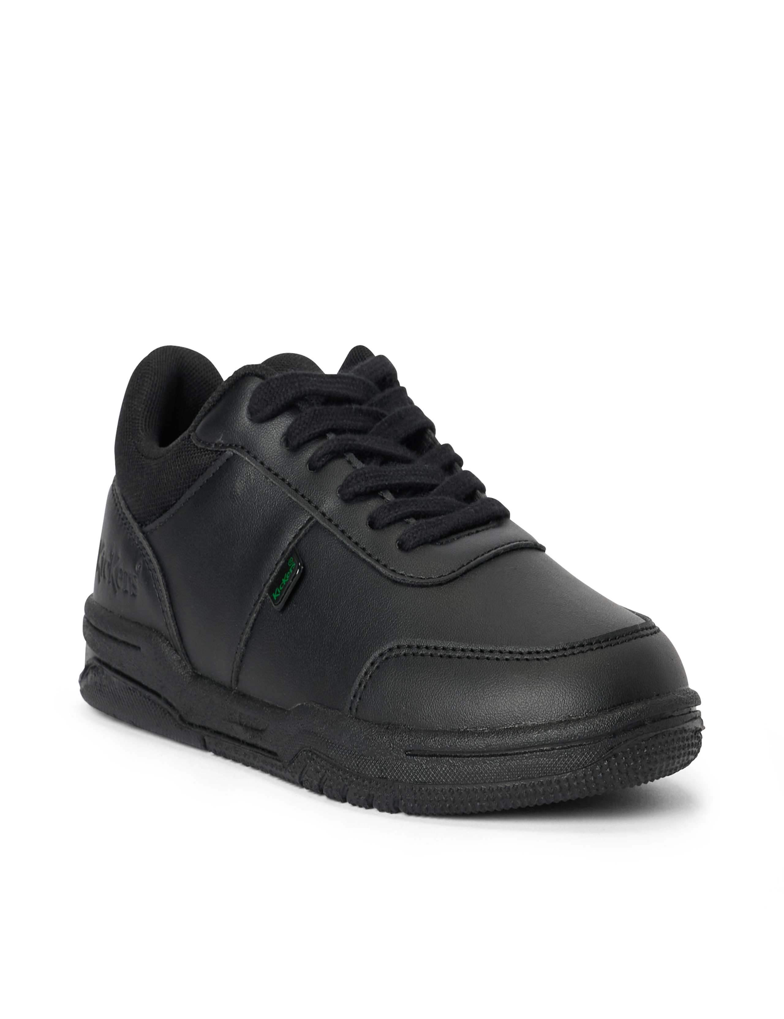 Kids' Leather Lace Up School Shoes (12½ Small - 2½ Large)