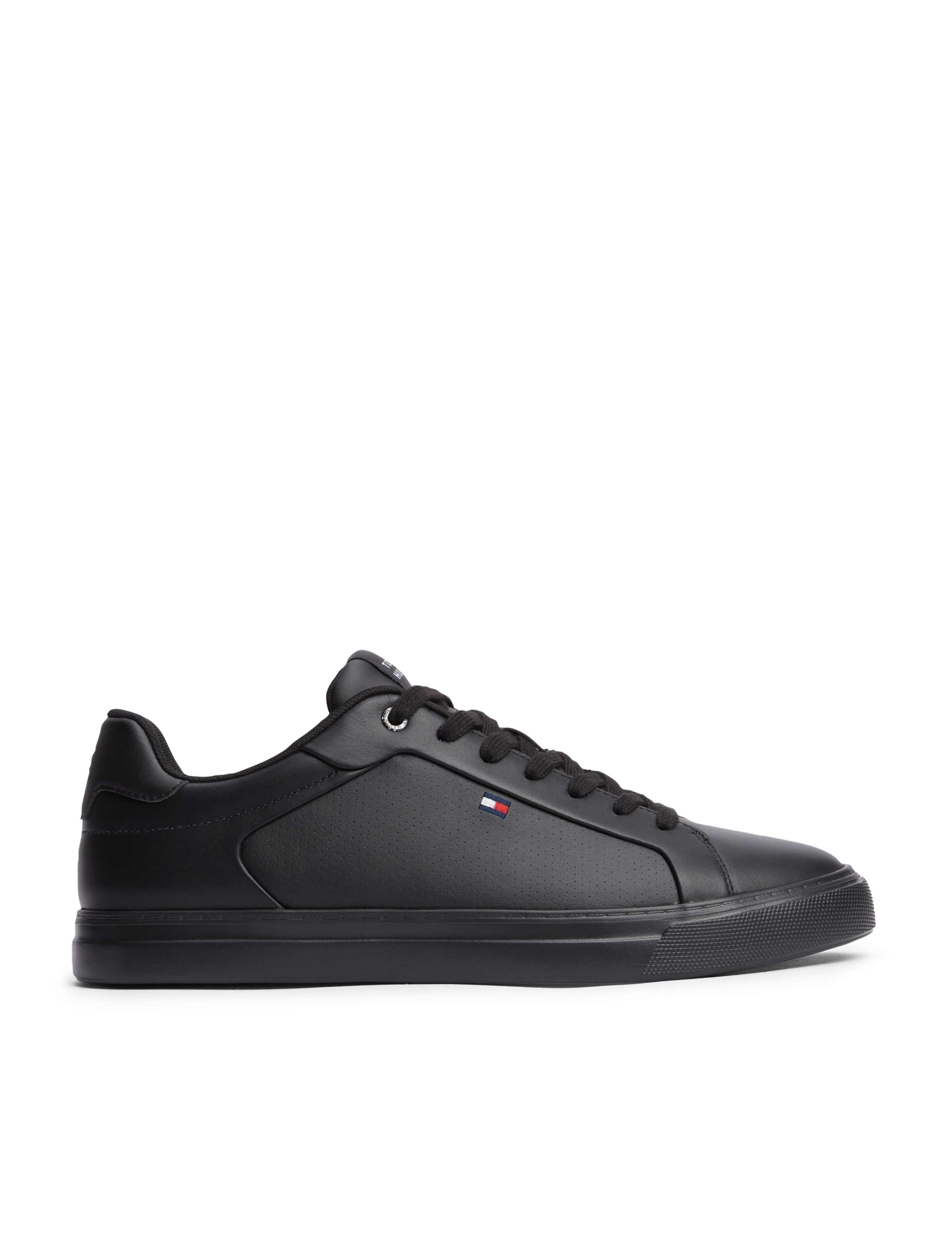 Lightweight Pinperf Leather Trainers