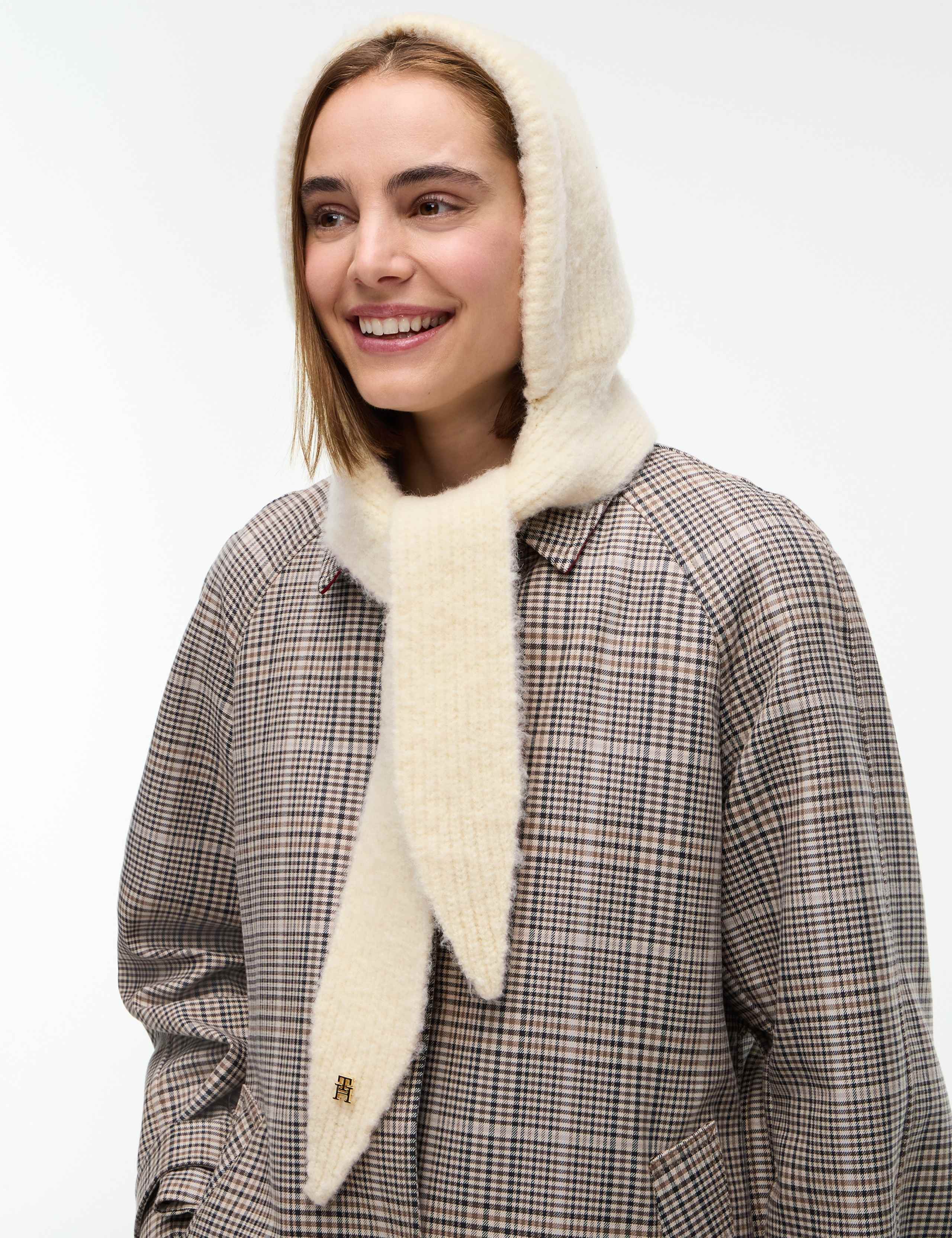 Elevated Chic Rib Knitted Hood with Alpaca