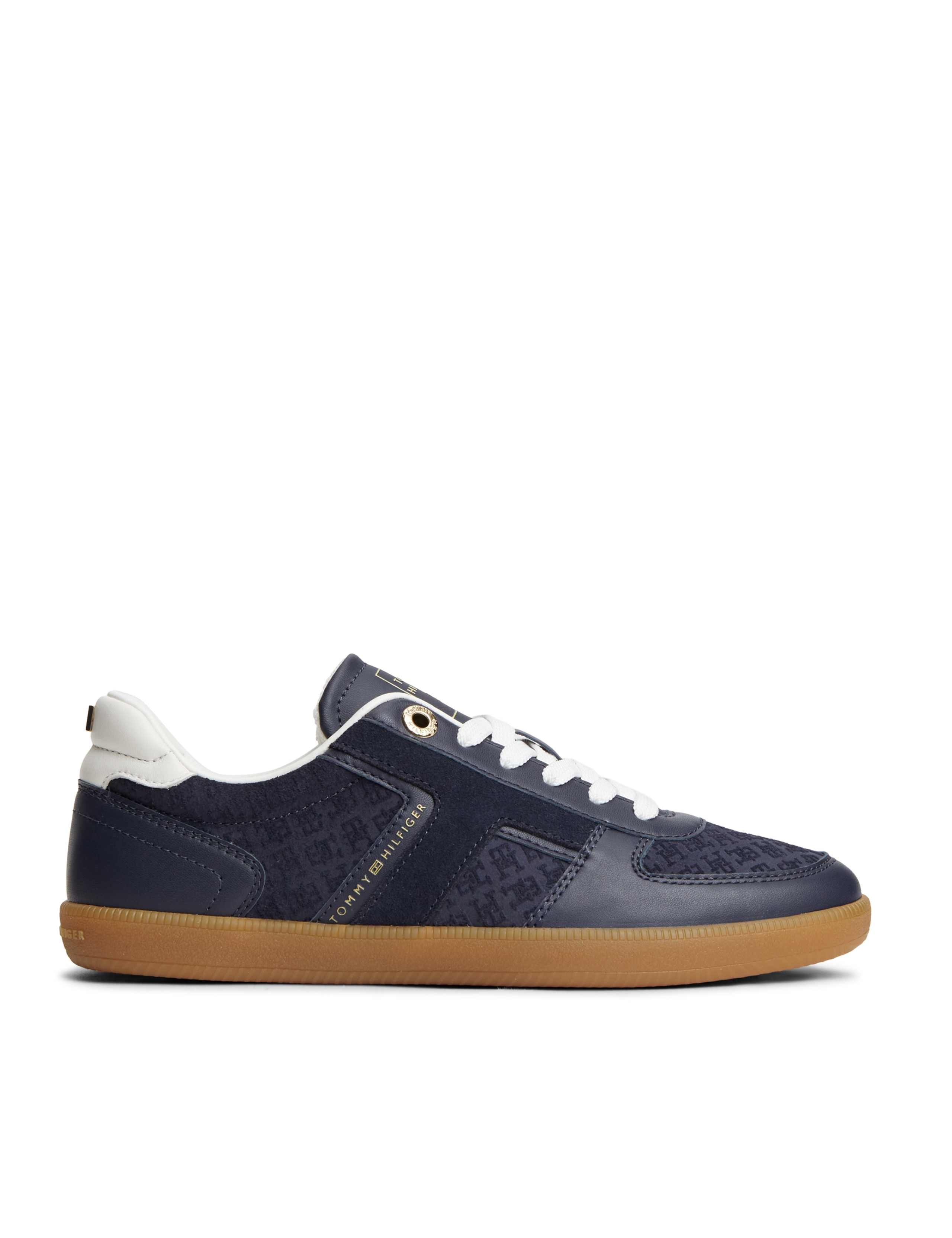 Tribeca Leather Monogram Trainers