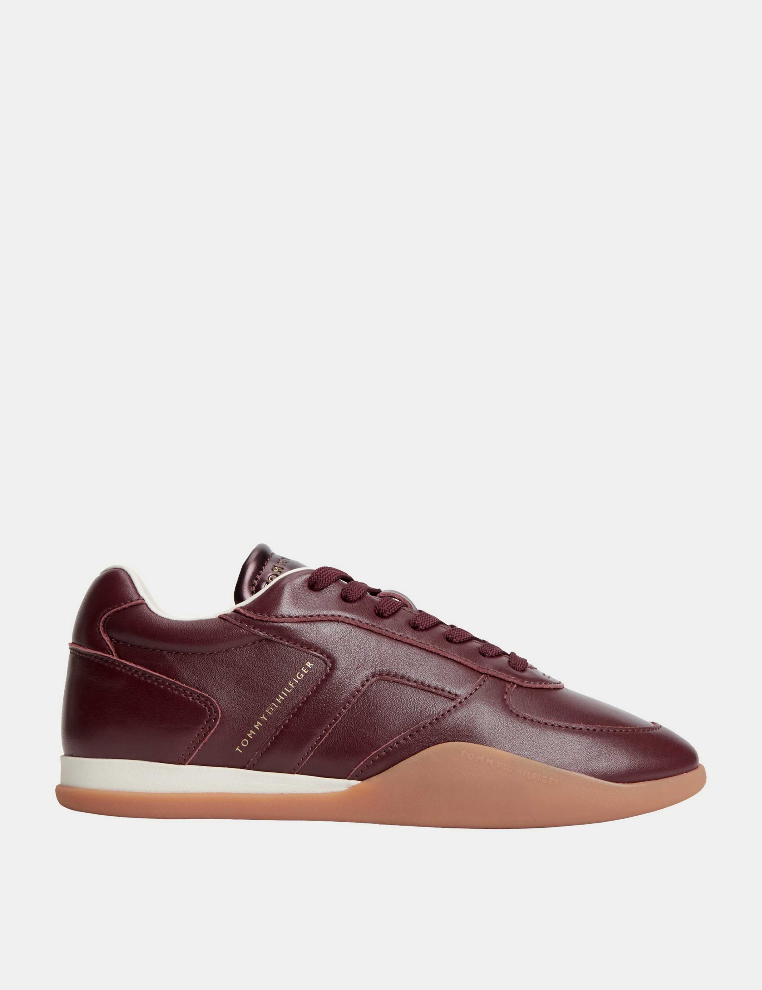TH Vintage Leather Lace Up Trainers