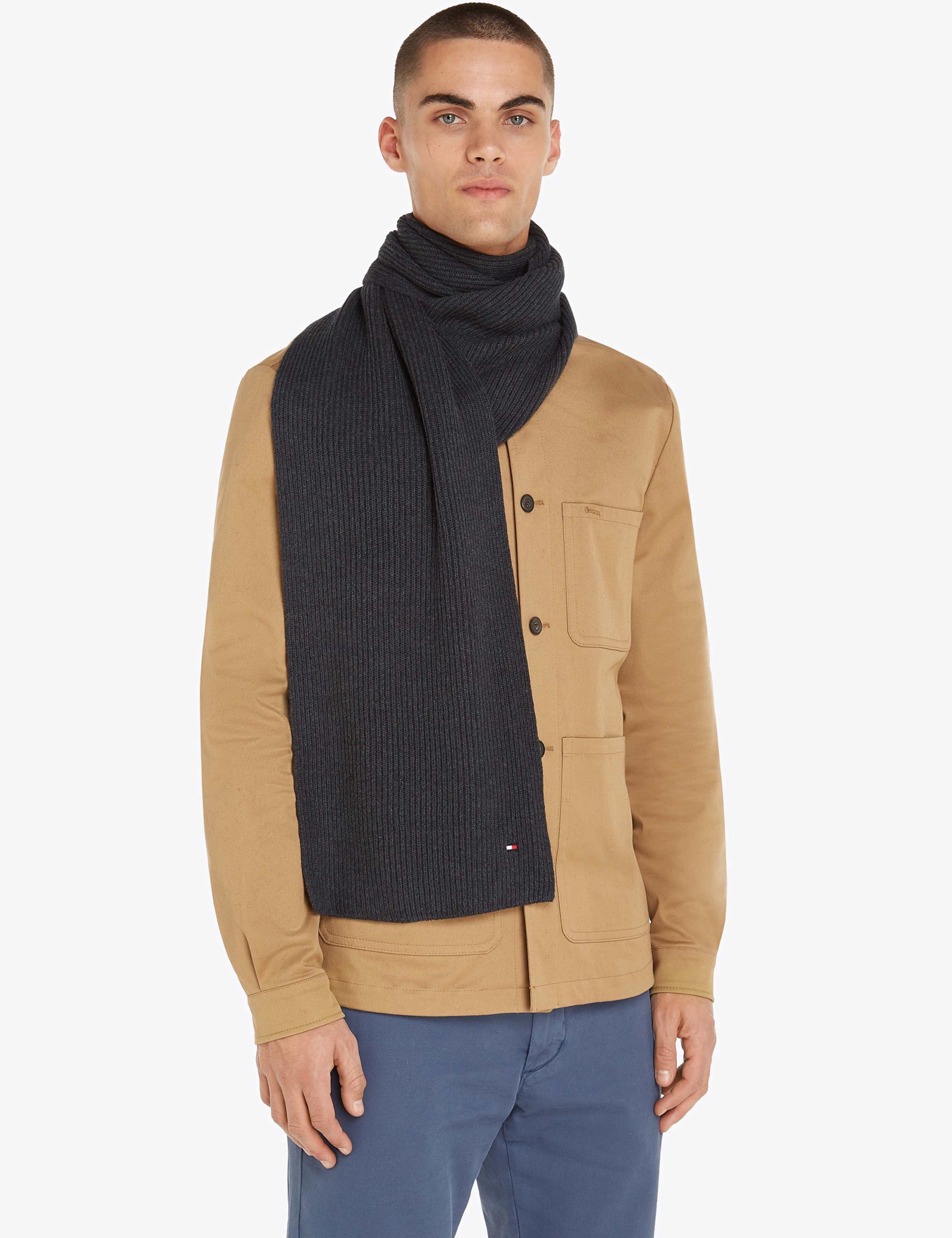 Cotton Rich Scarf with Cashmere
