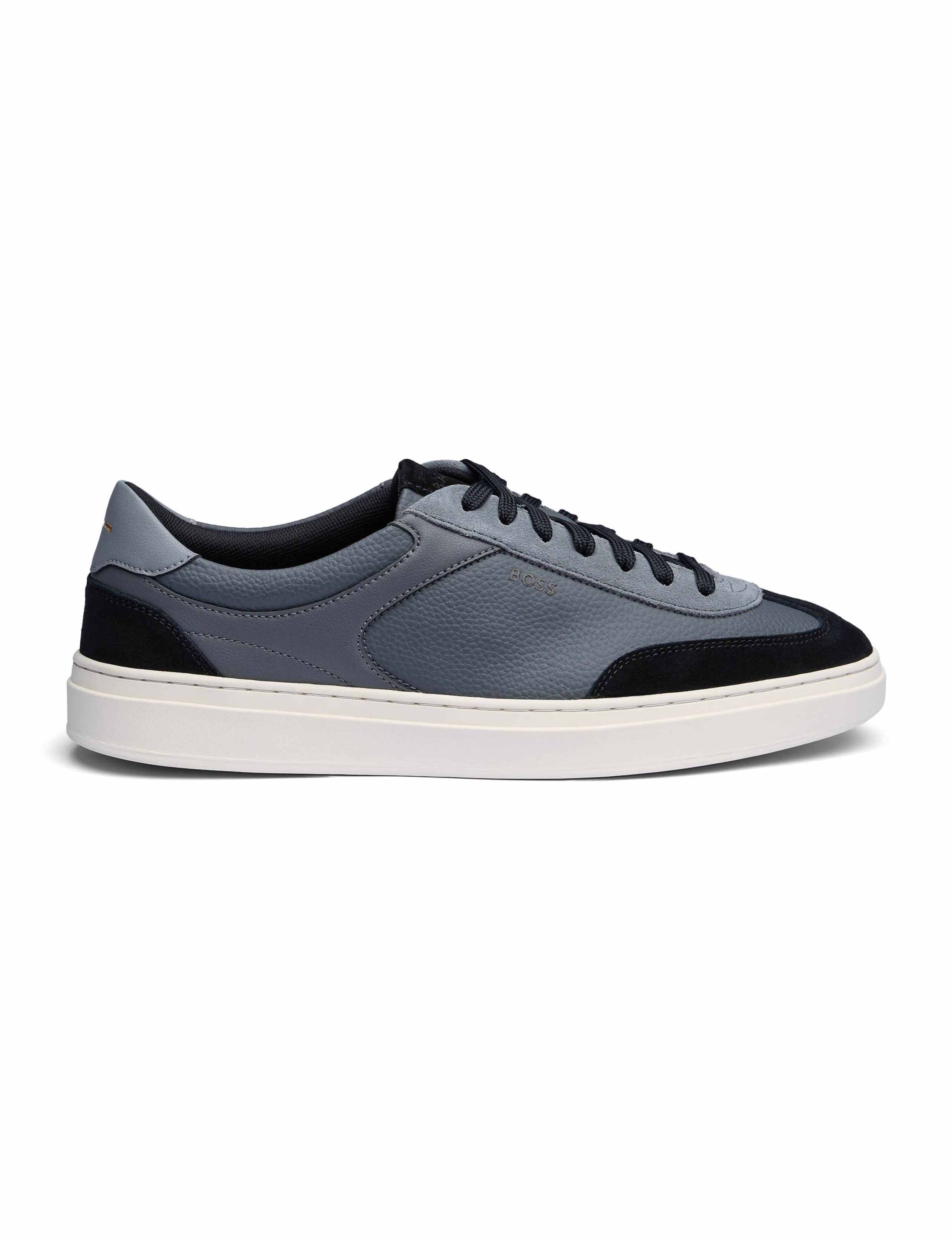 Leather Lace Up Trainers