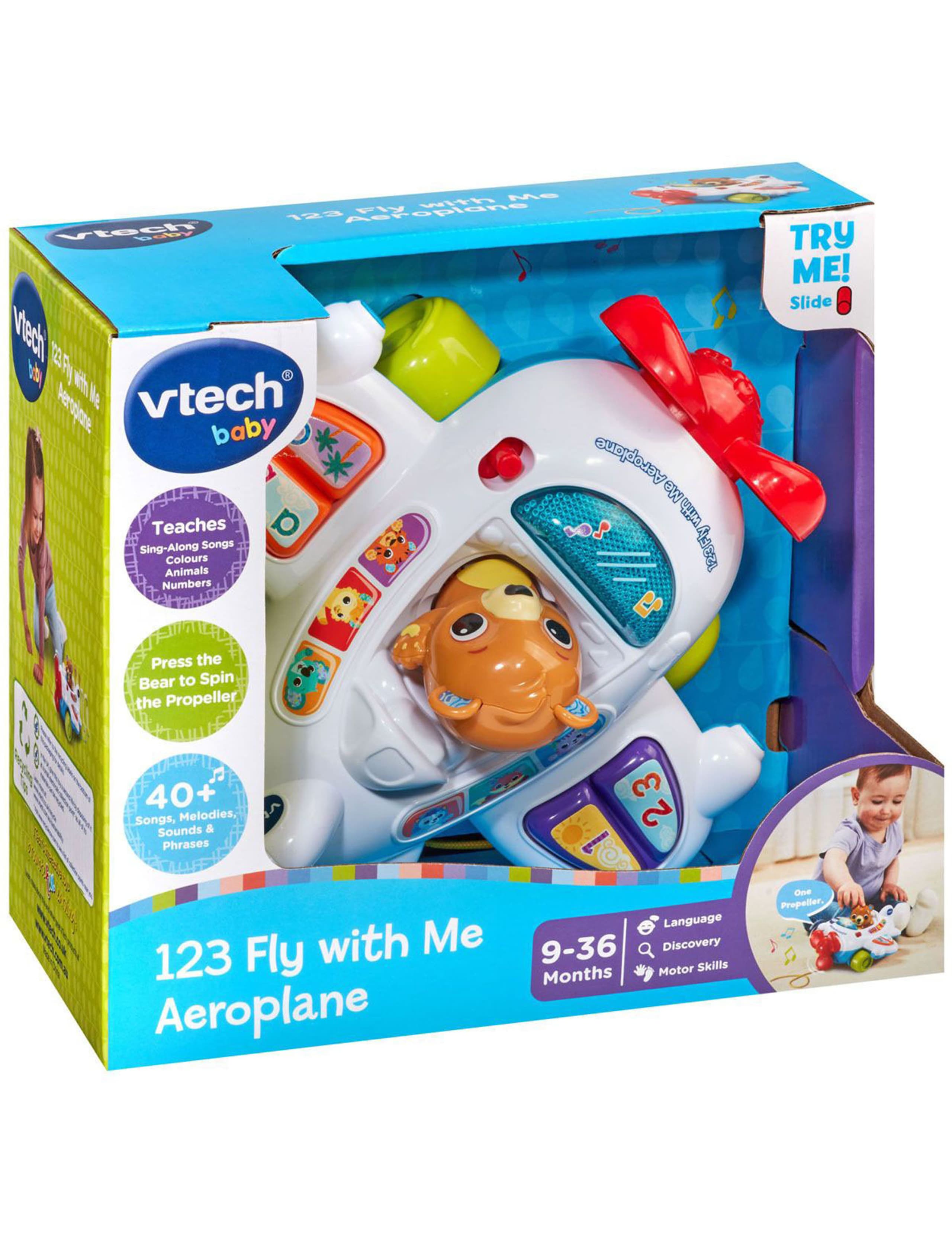 123 Fly With Me Aeroplane (9 Mths-3 Yrs)