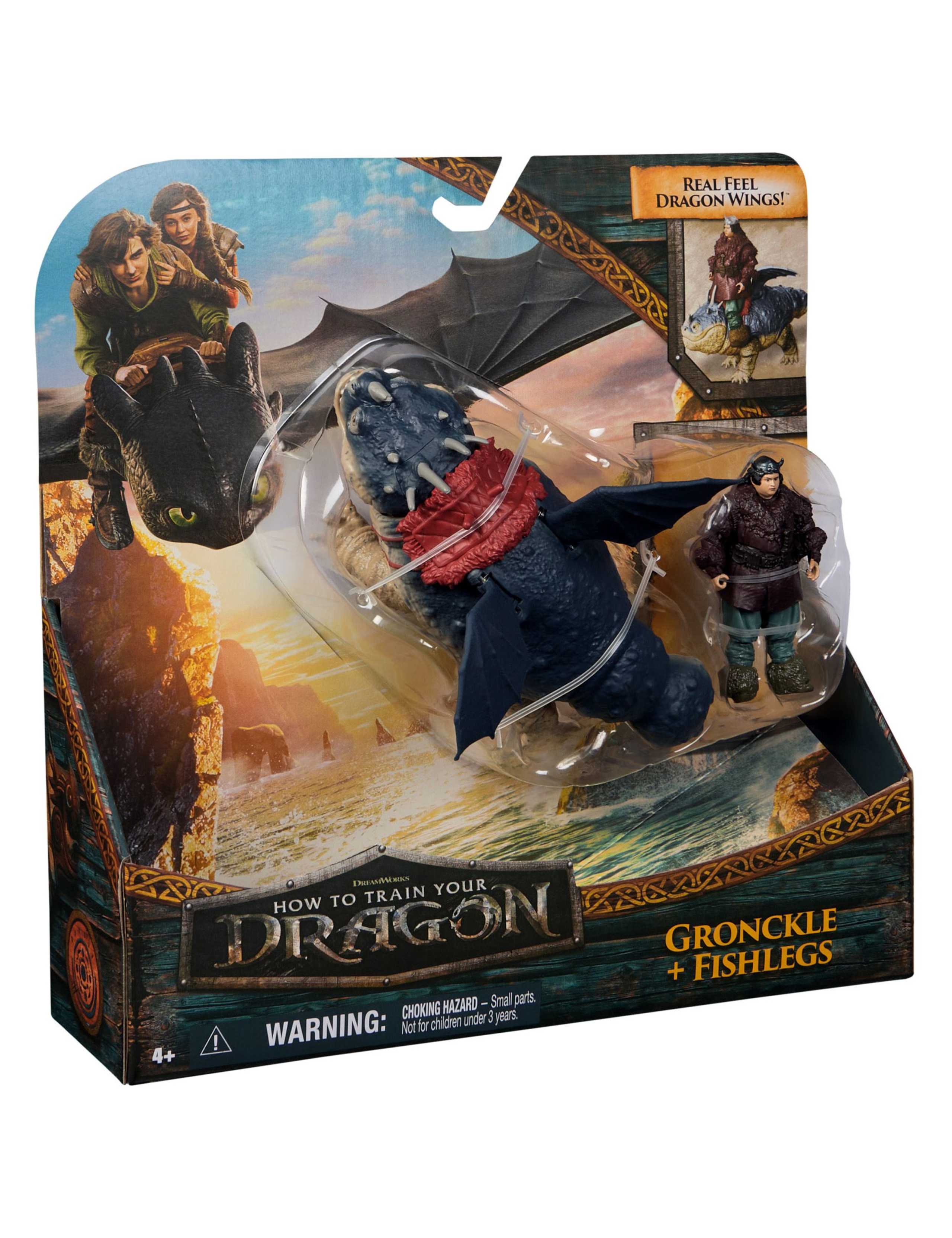 Gronckle & Fishlegs Figures (4+ Yrs)