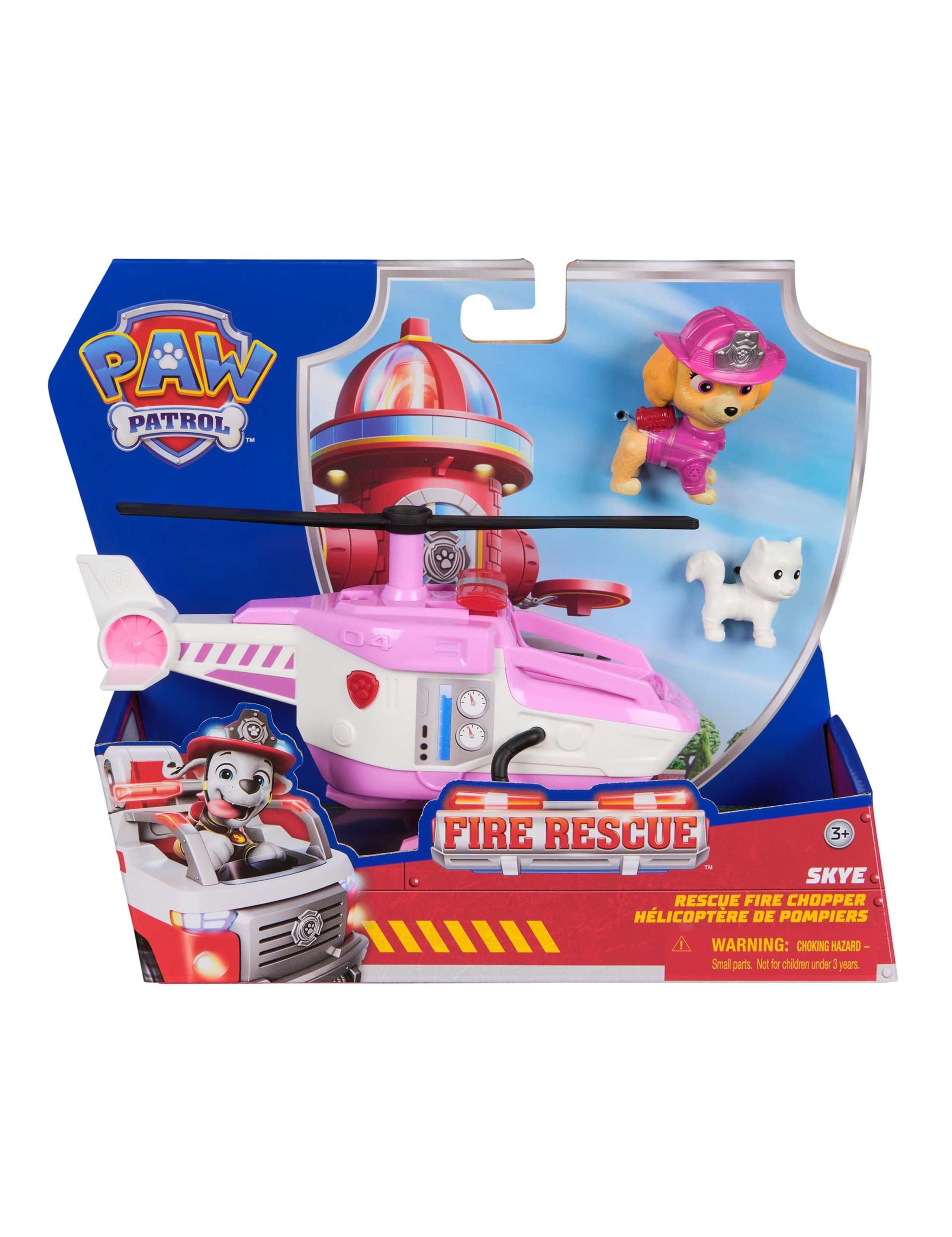 Fire Rescue Chopper Helicopter Playset (3+ Yrs)