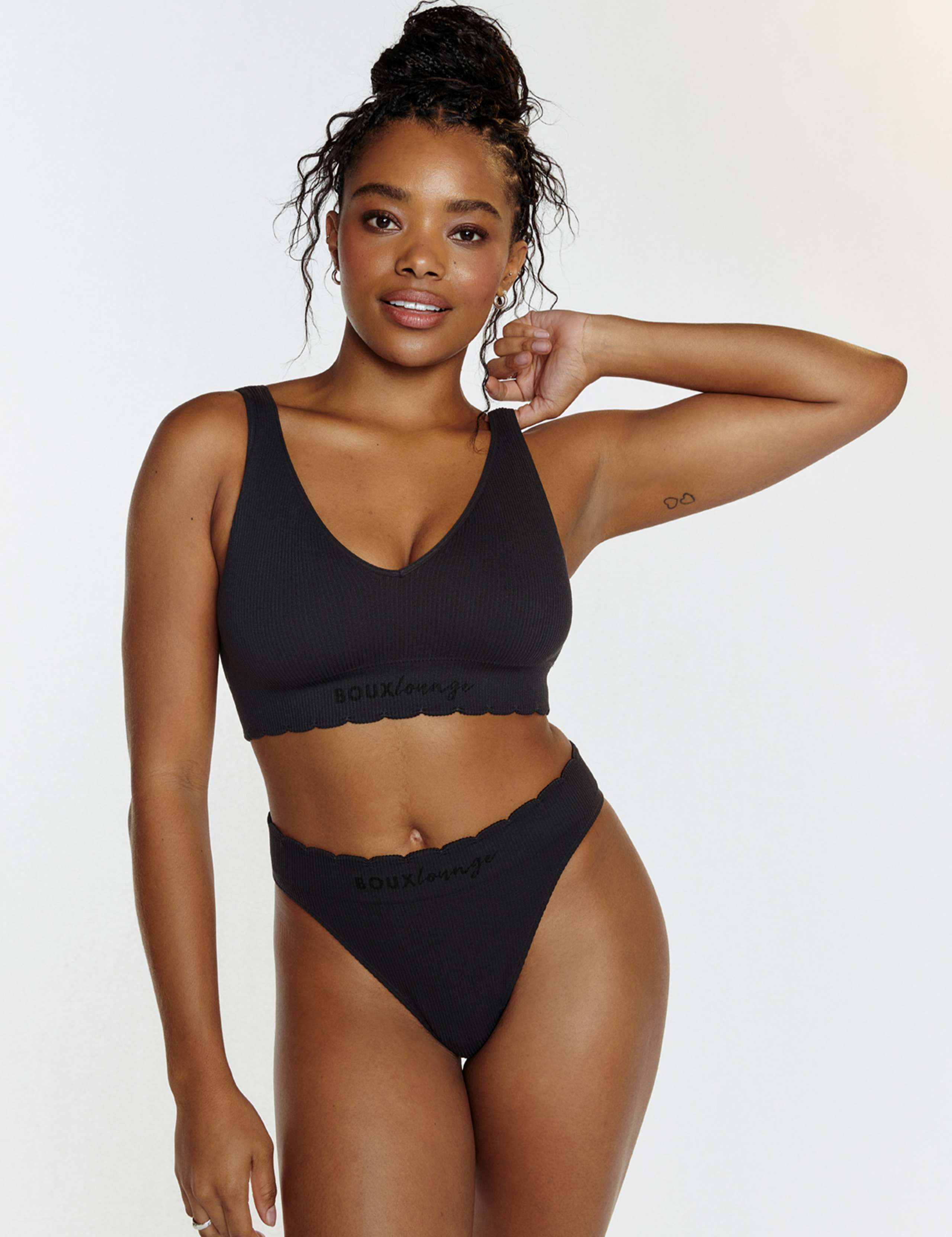 Ribbed Non Wired Seamless Bralette
