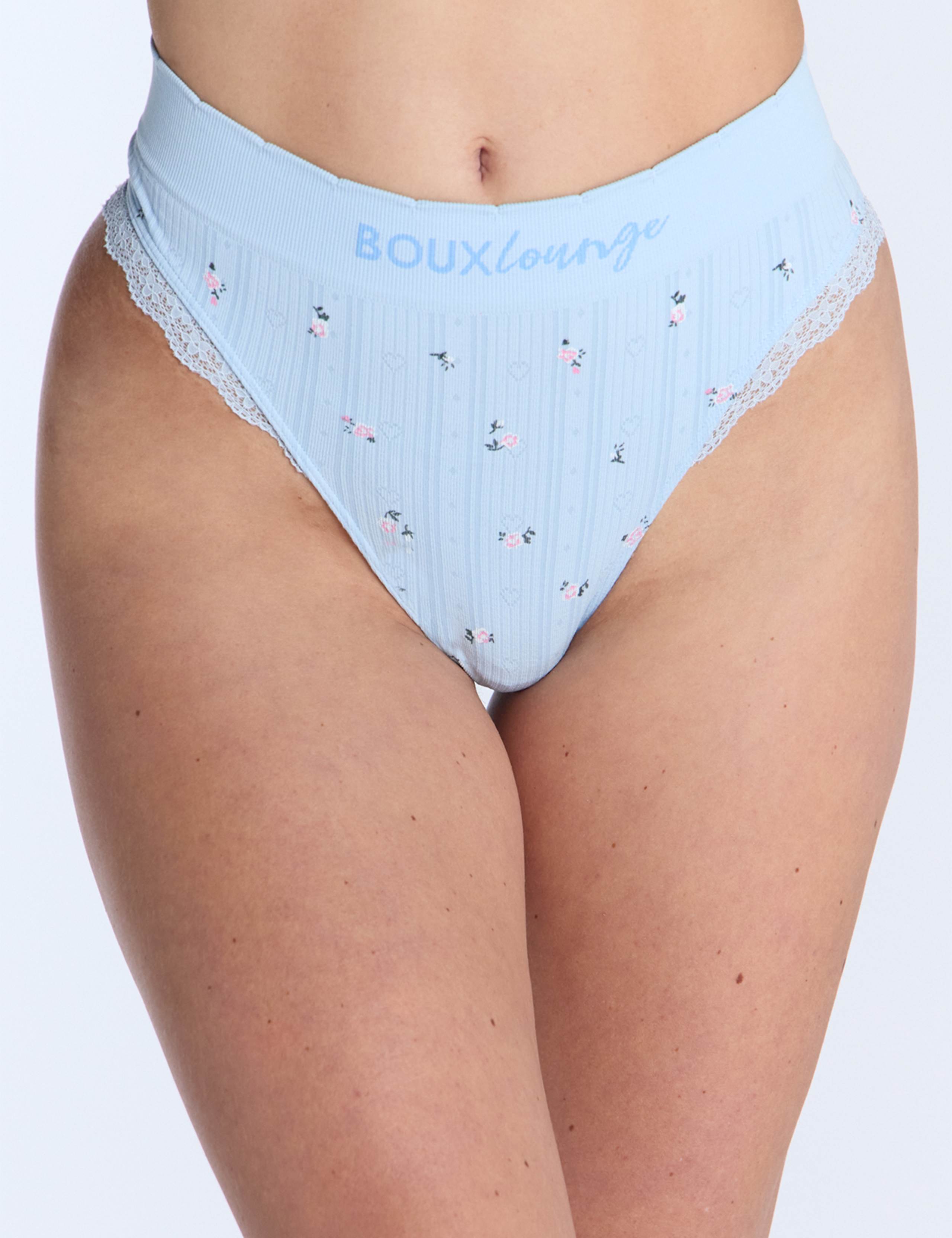 Floral Lace Thong