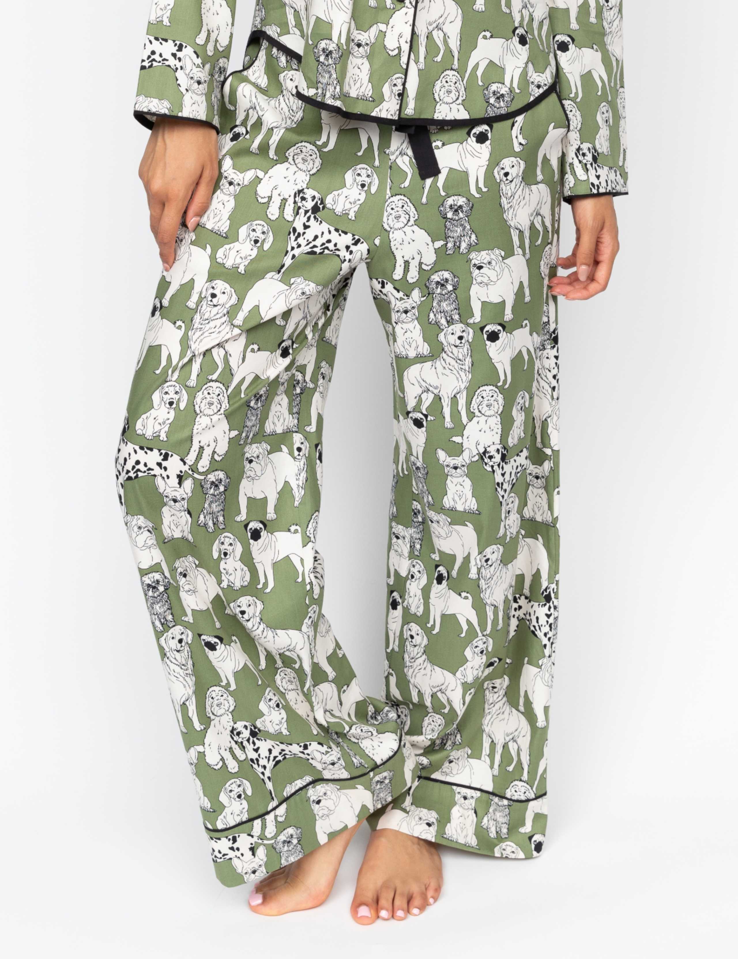 Cotton Modal Dog Pyjama Bottoms