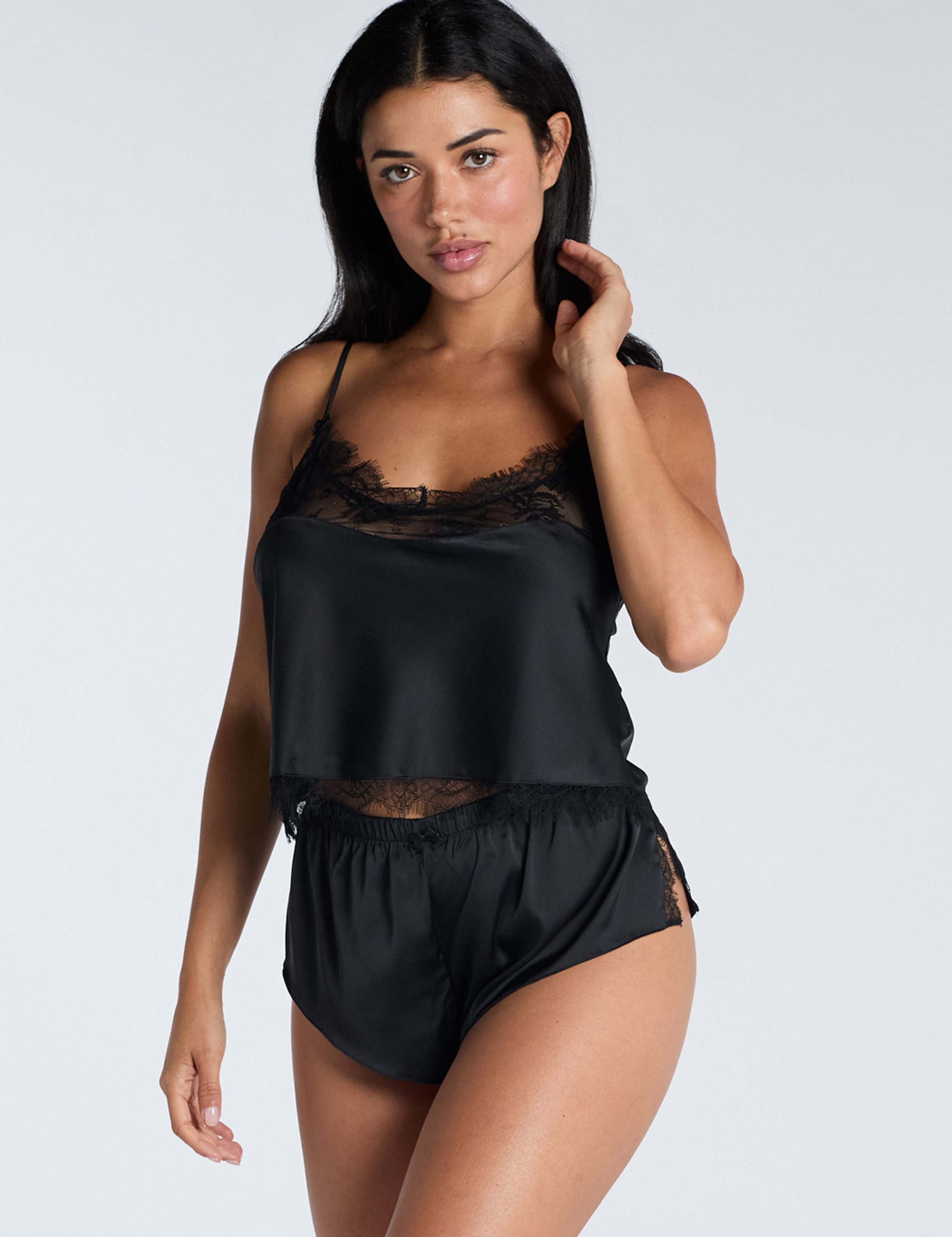 Luxe Satin and Lace Cami Set
