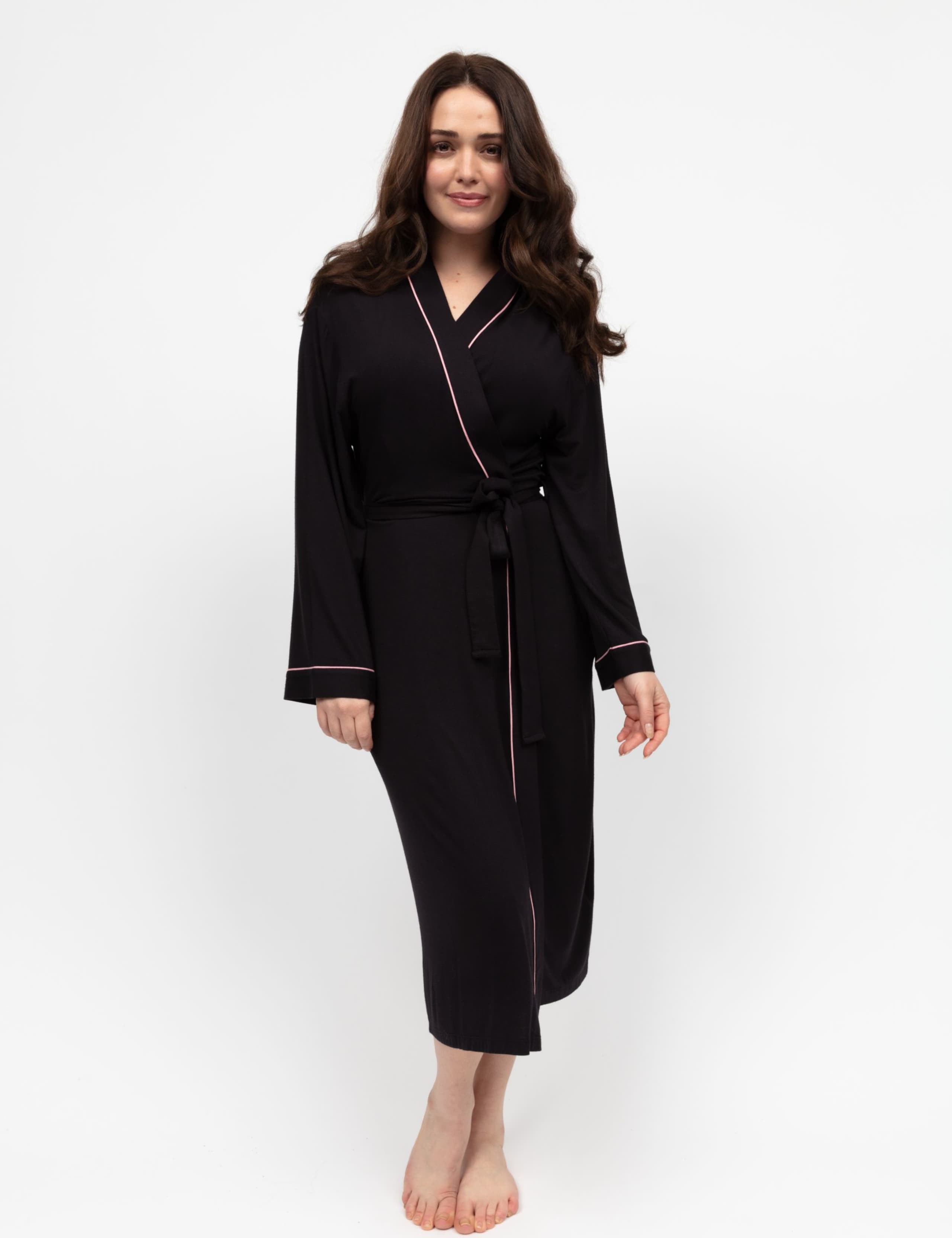 Jersey Piping Dressing Gown