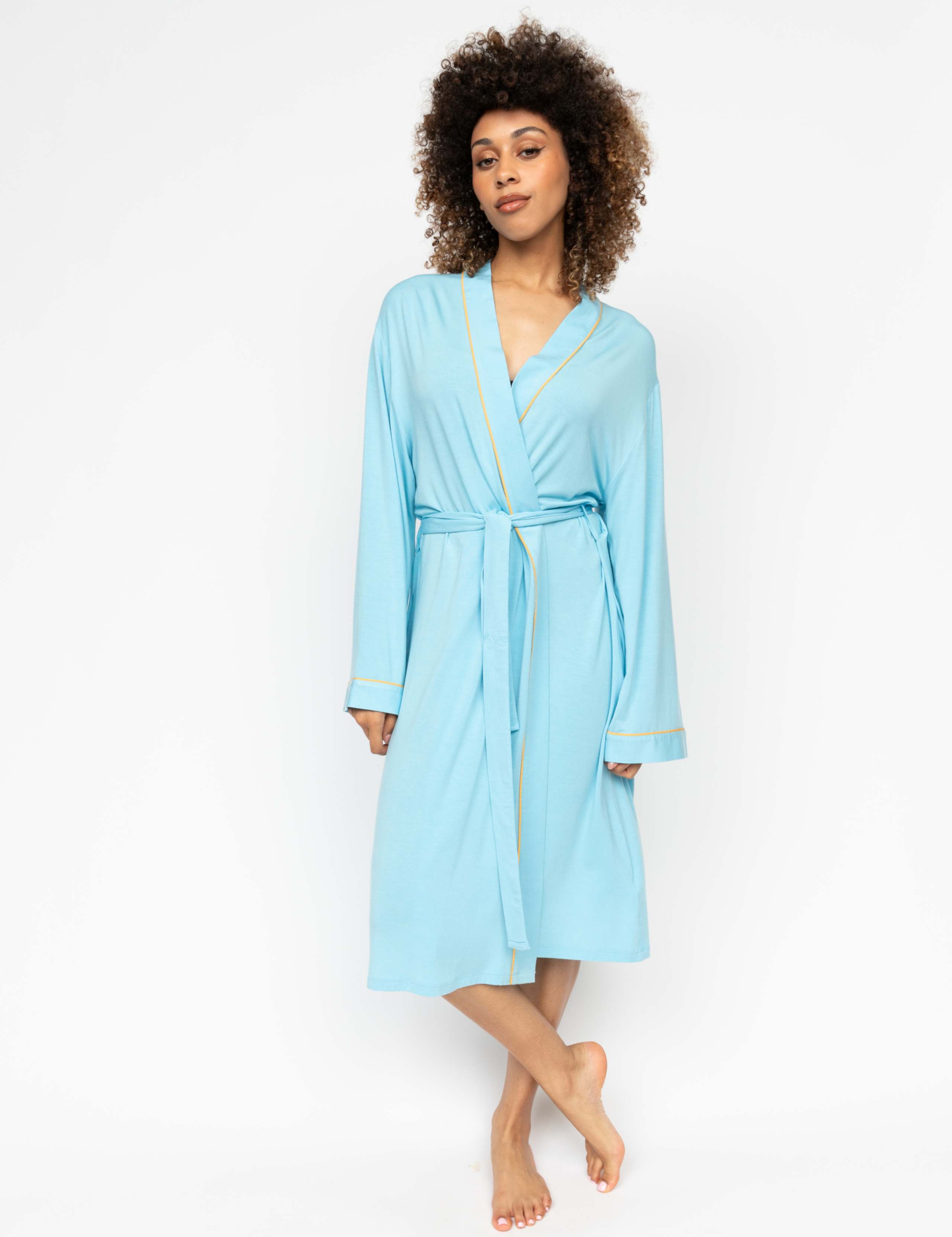 Modal Rich Jersey Belted Dressing Gown