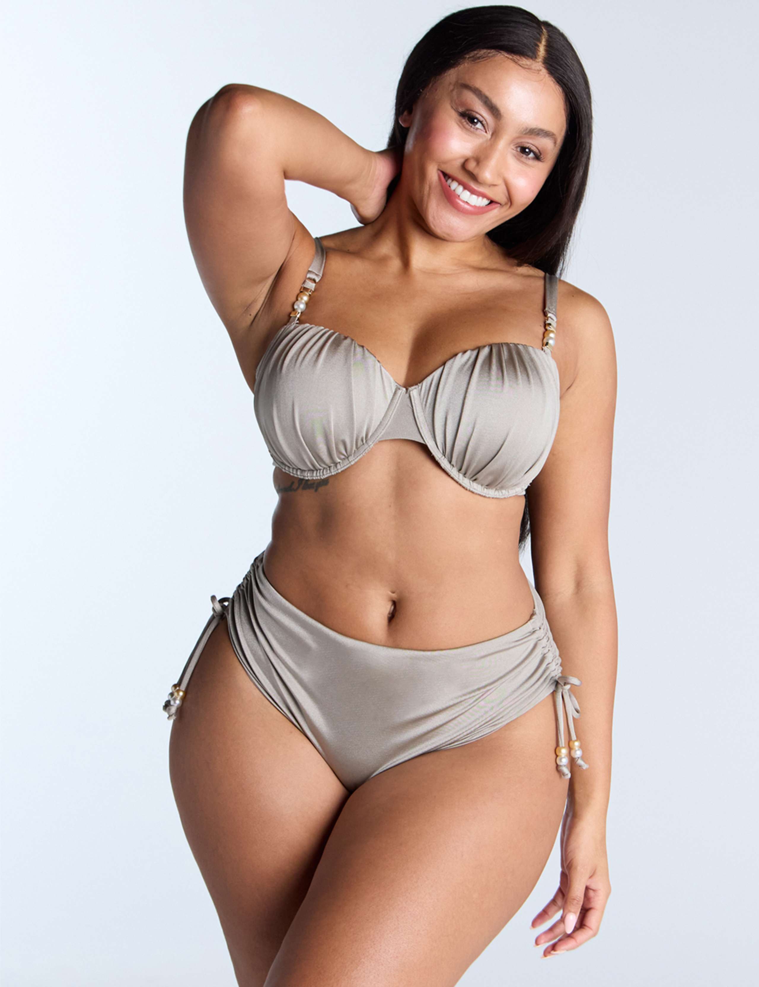 Vida Beaded Wired Bikini Top