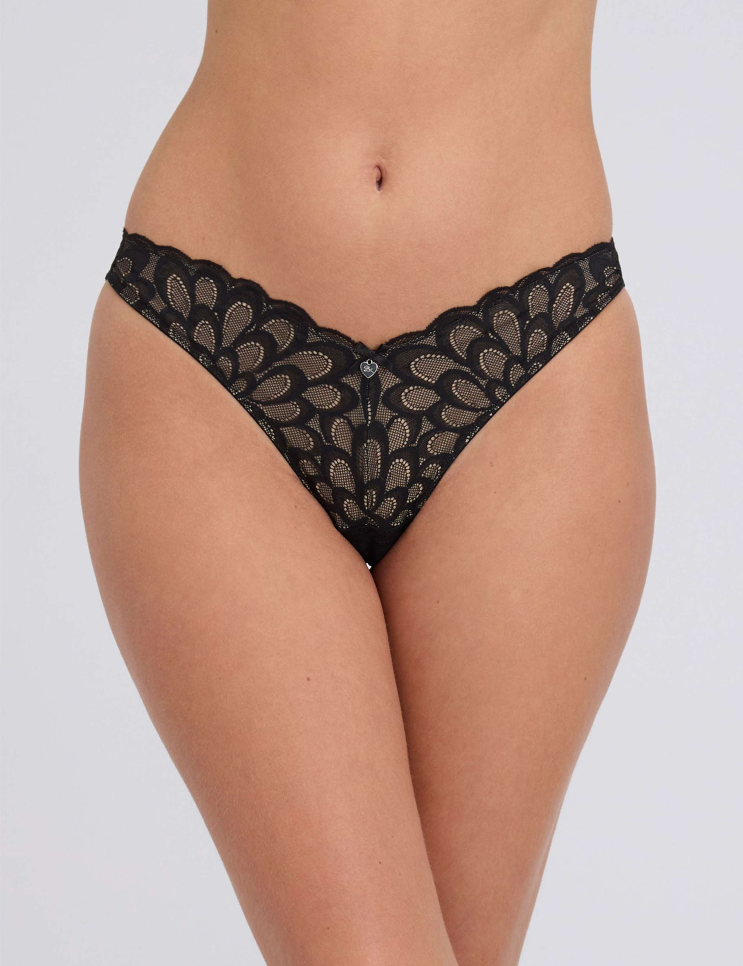 Eden Floral Lace Thong