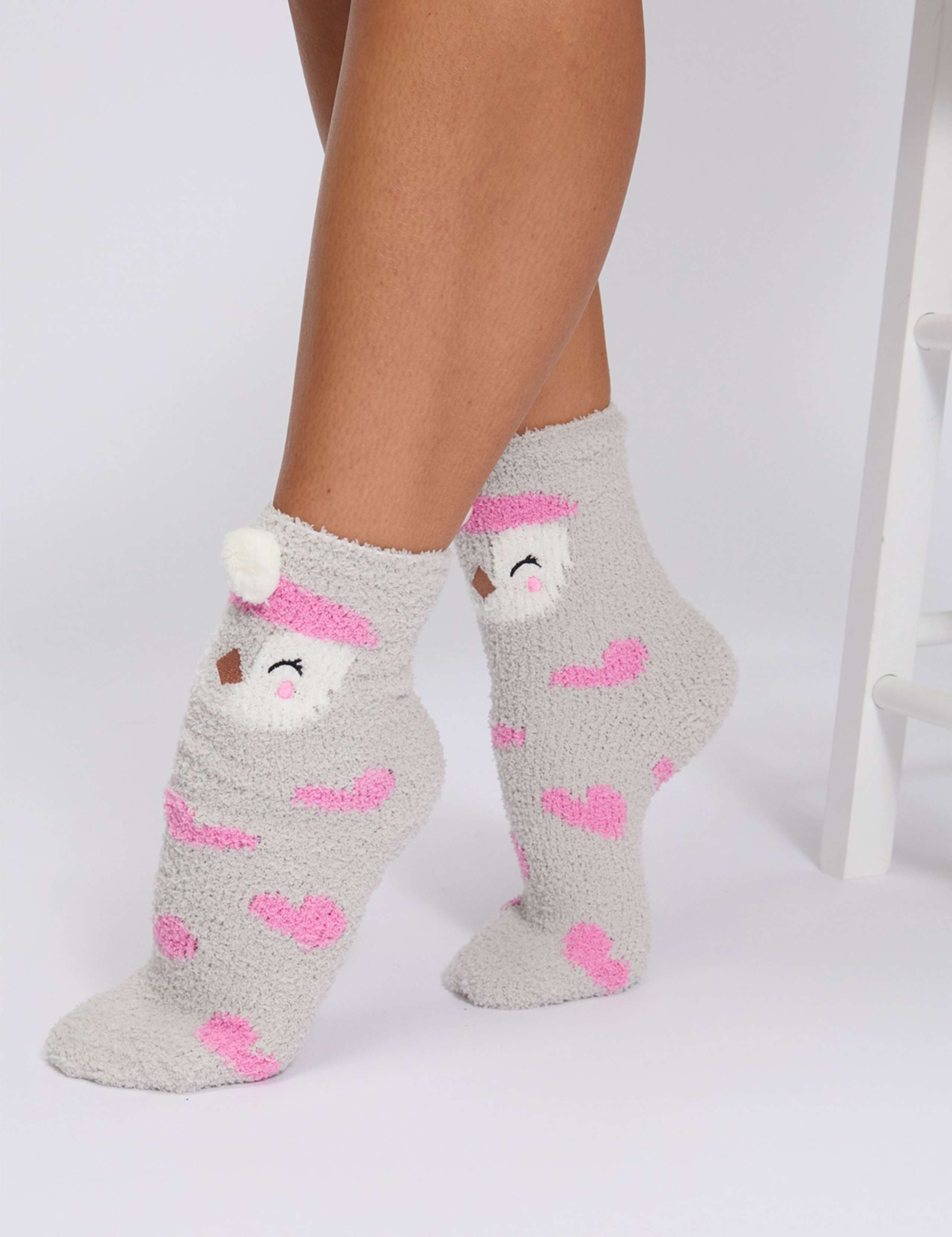 Penguin Fluffy Socks
