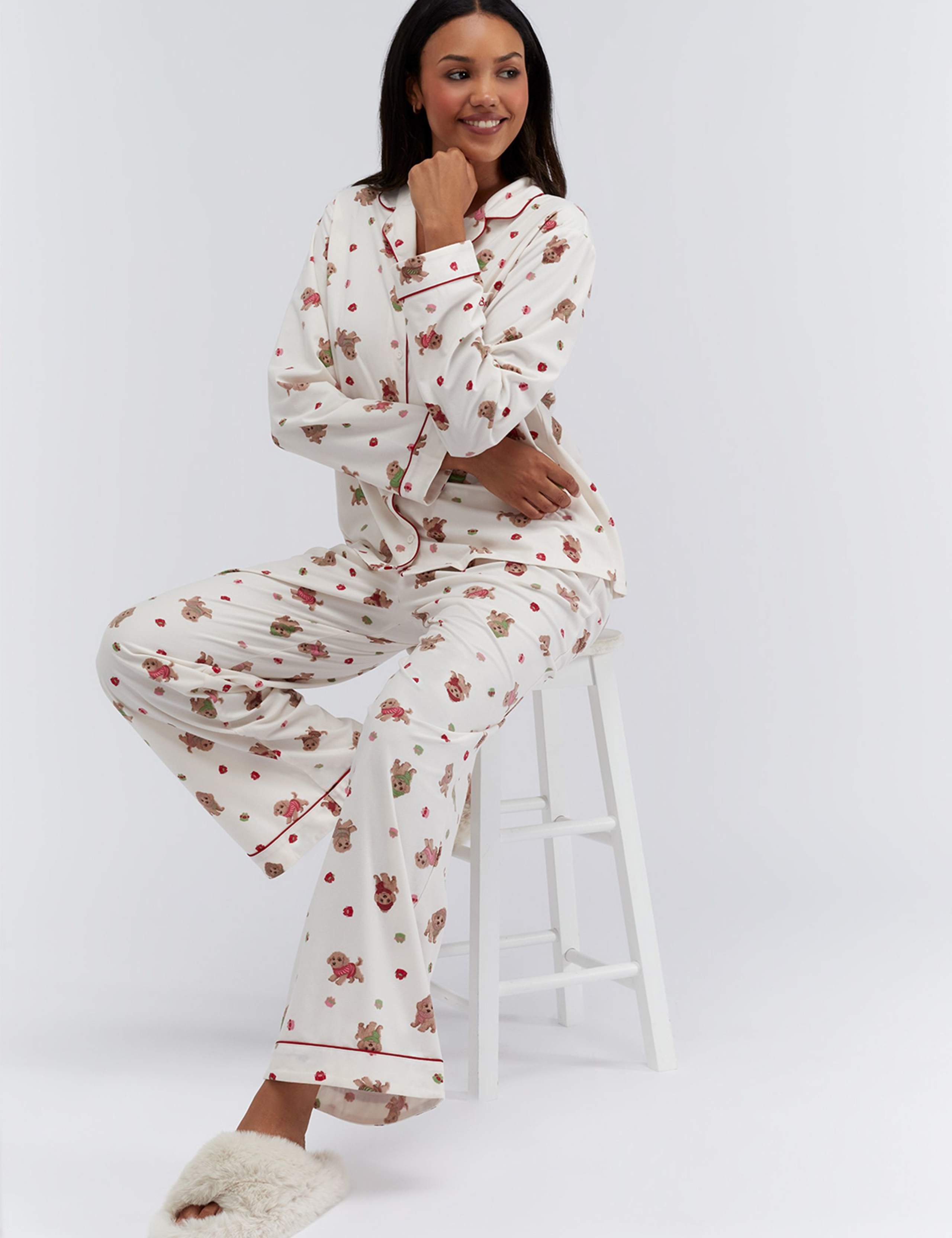 Fleece Cockapoo Pyjamas in a Bag