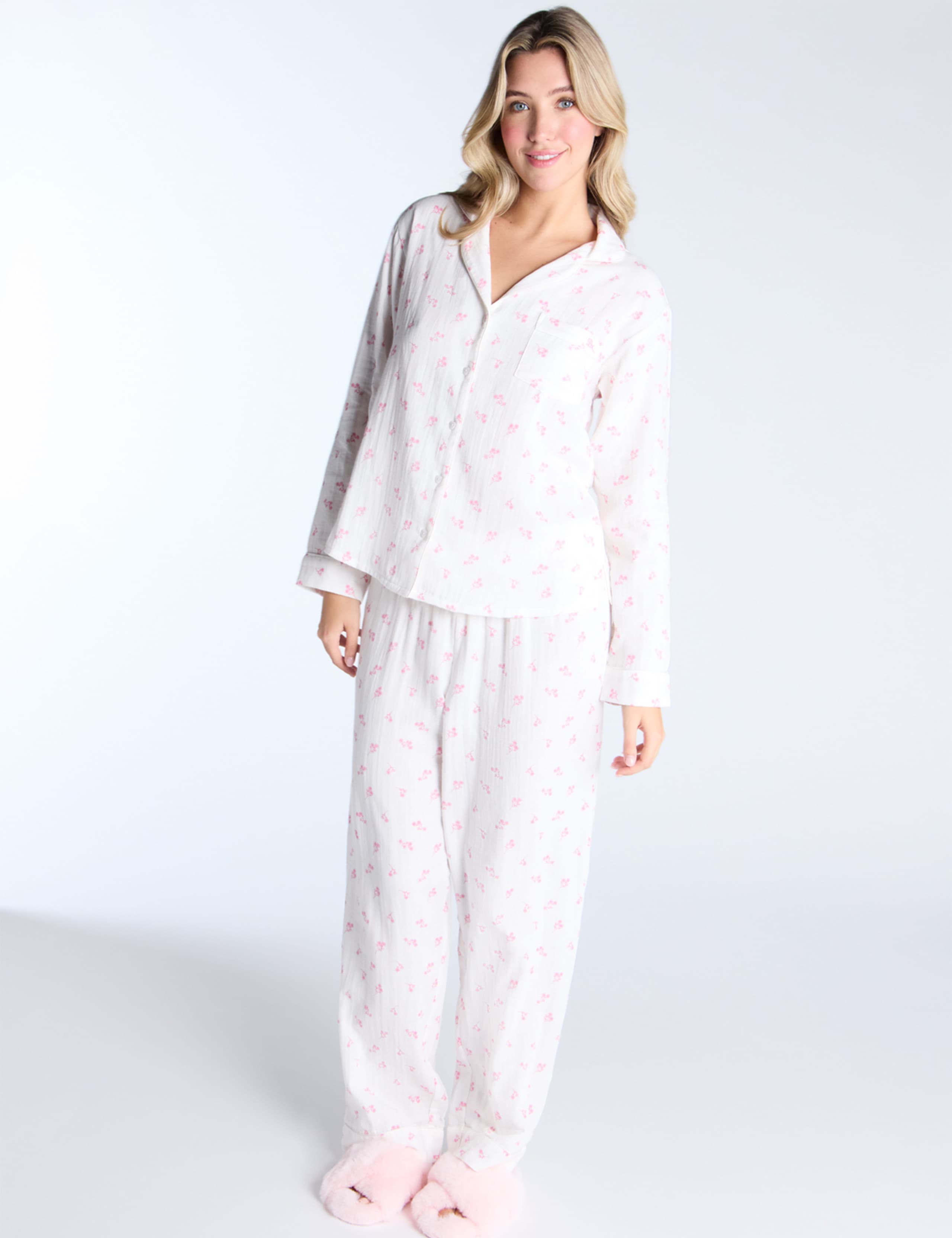 Pure Cotton Floral Pyjama Set