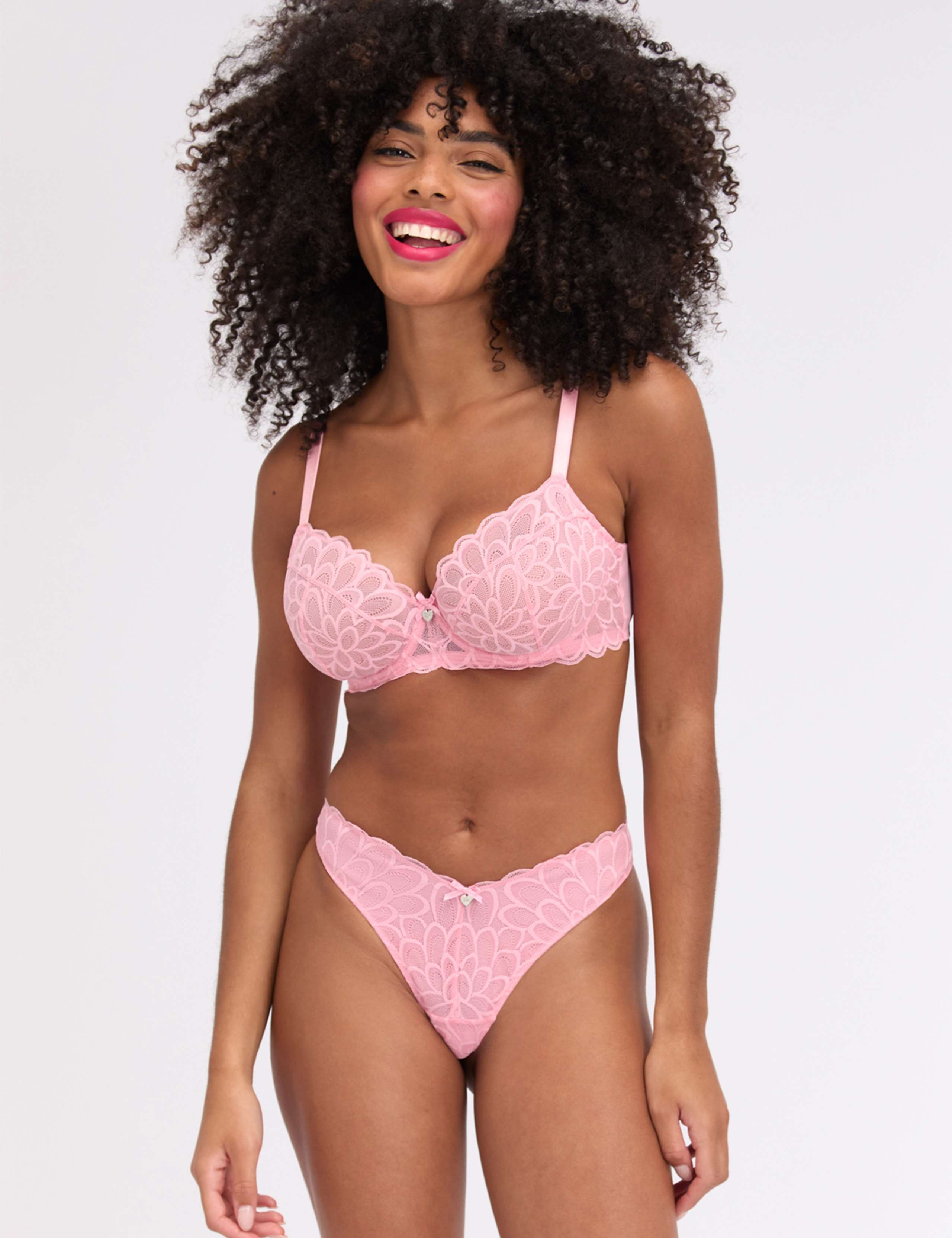 Eden Lace Wired Balconette Bra (DD-H)