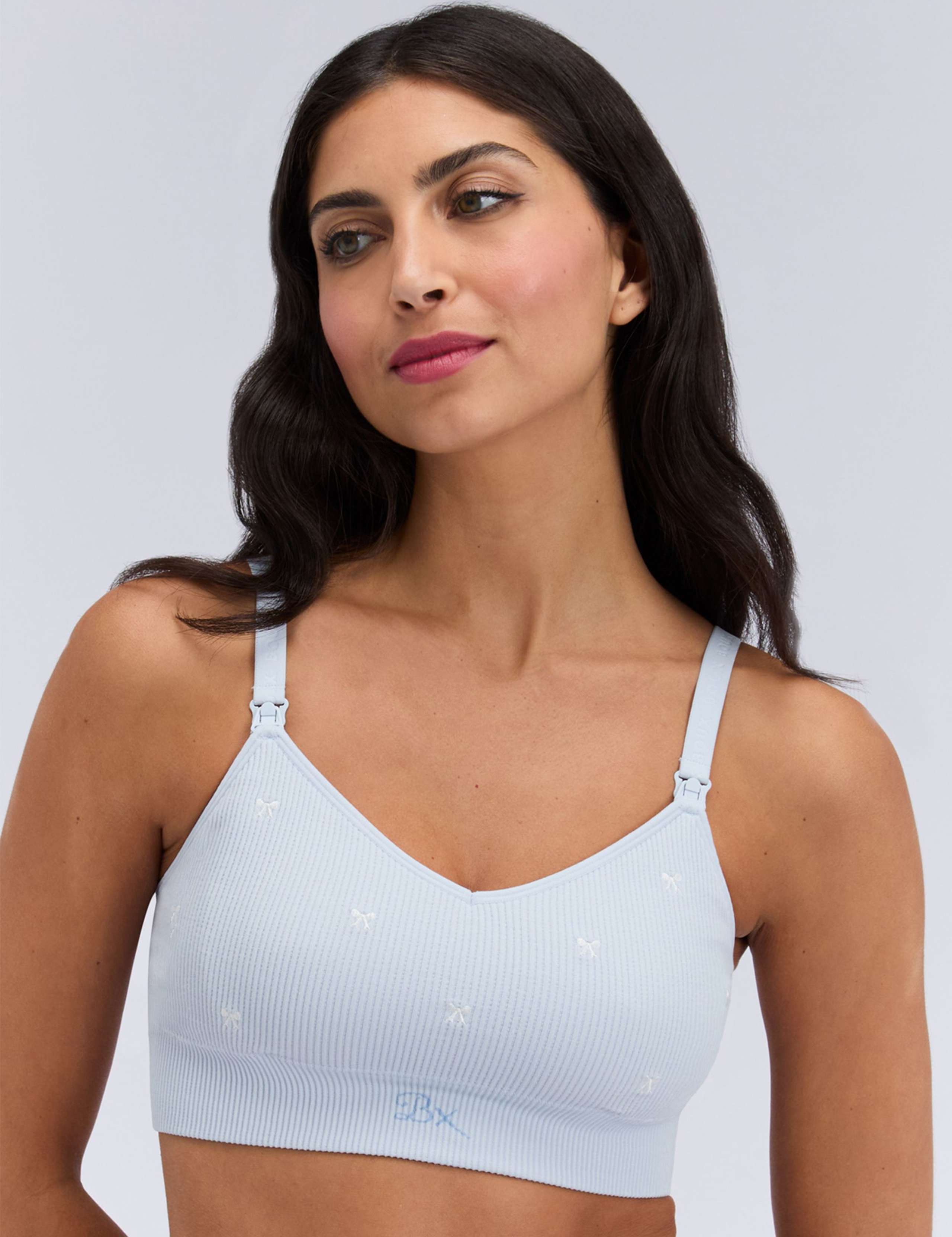Ribbed Maternity Nursing Bralette
