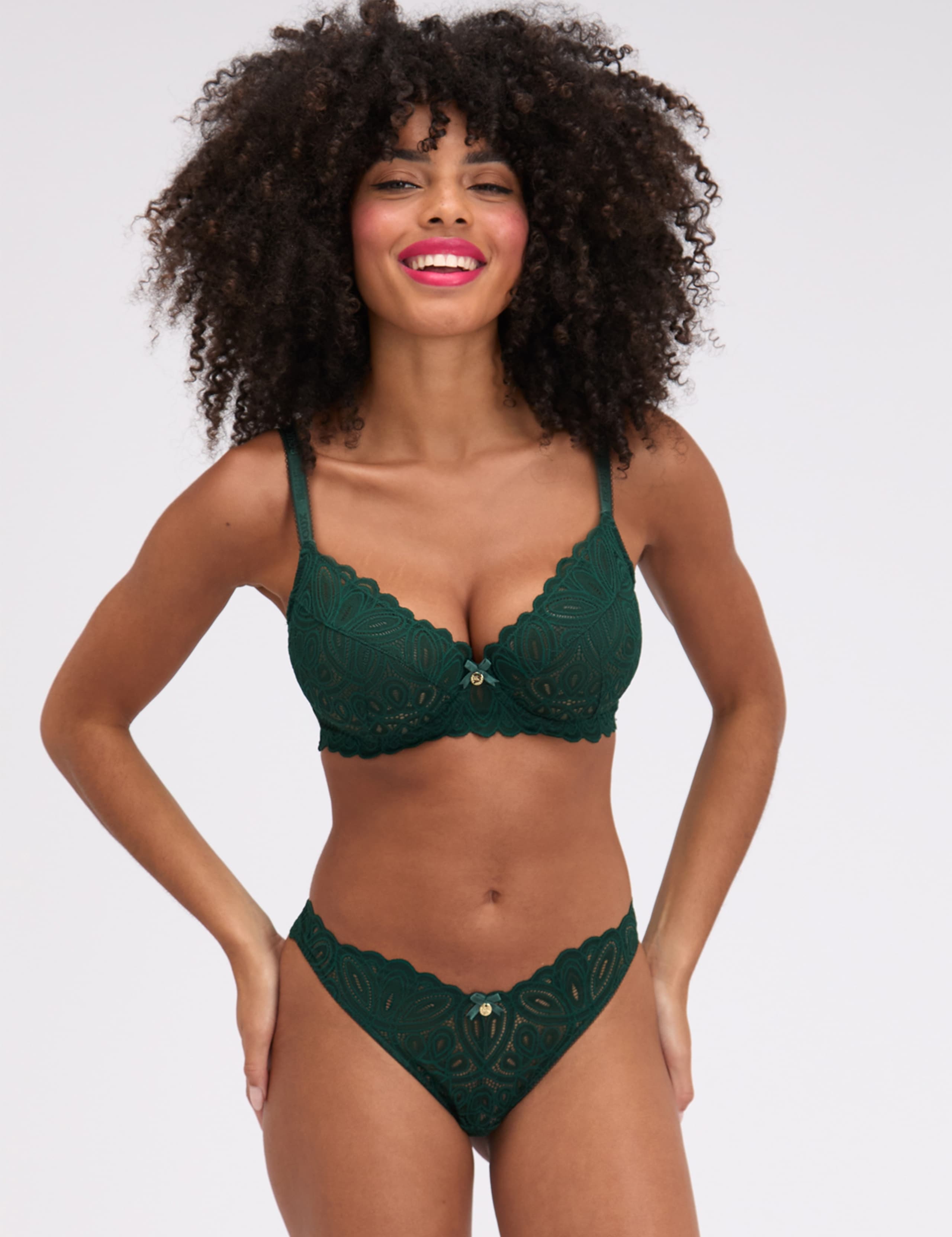 Carmel Floral Lace Briefs