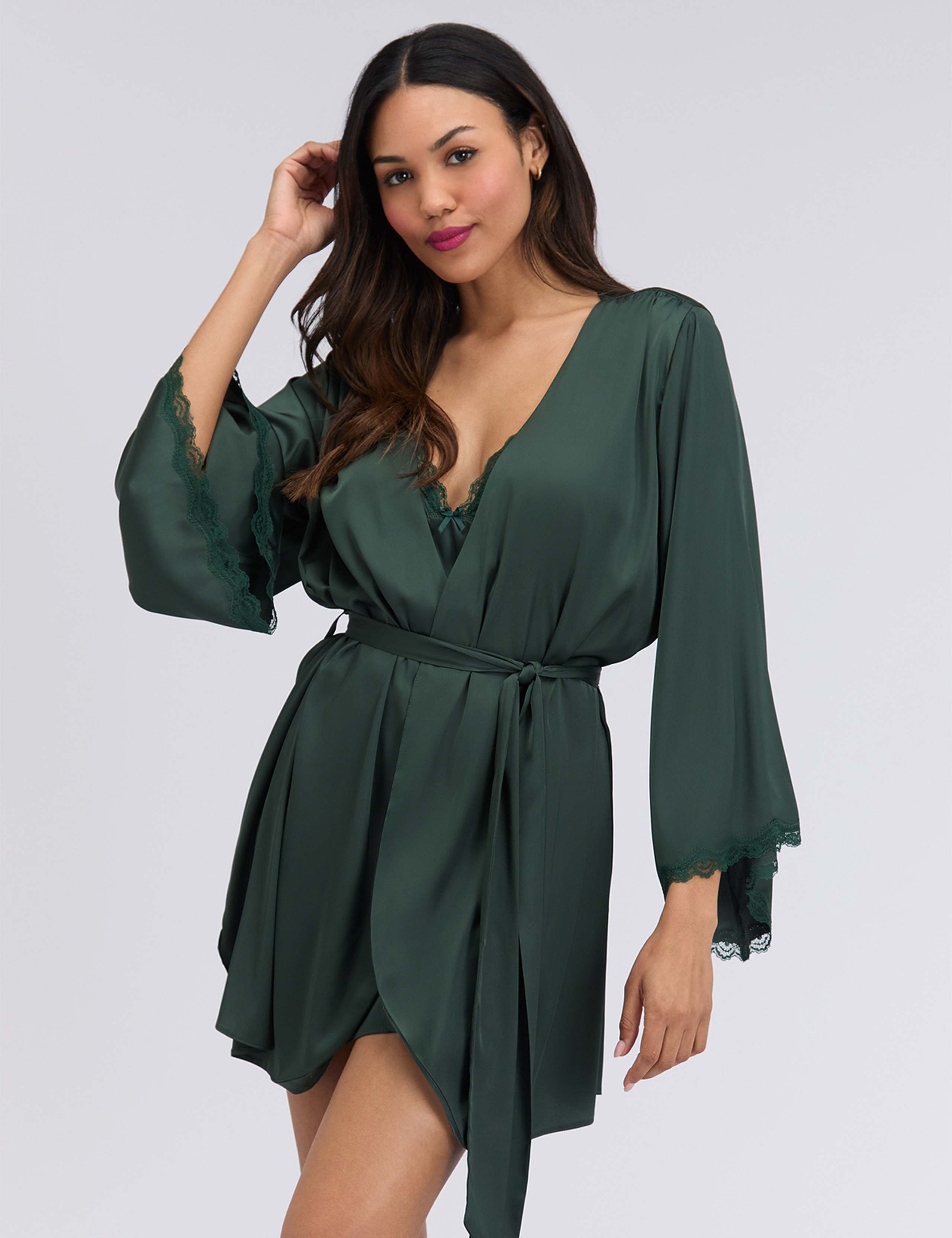 Satin Tie Robe