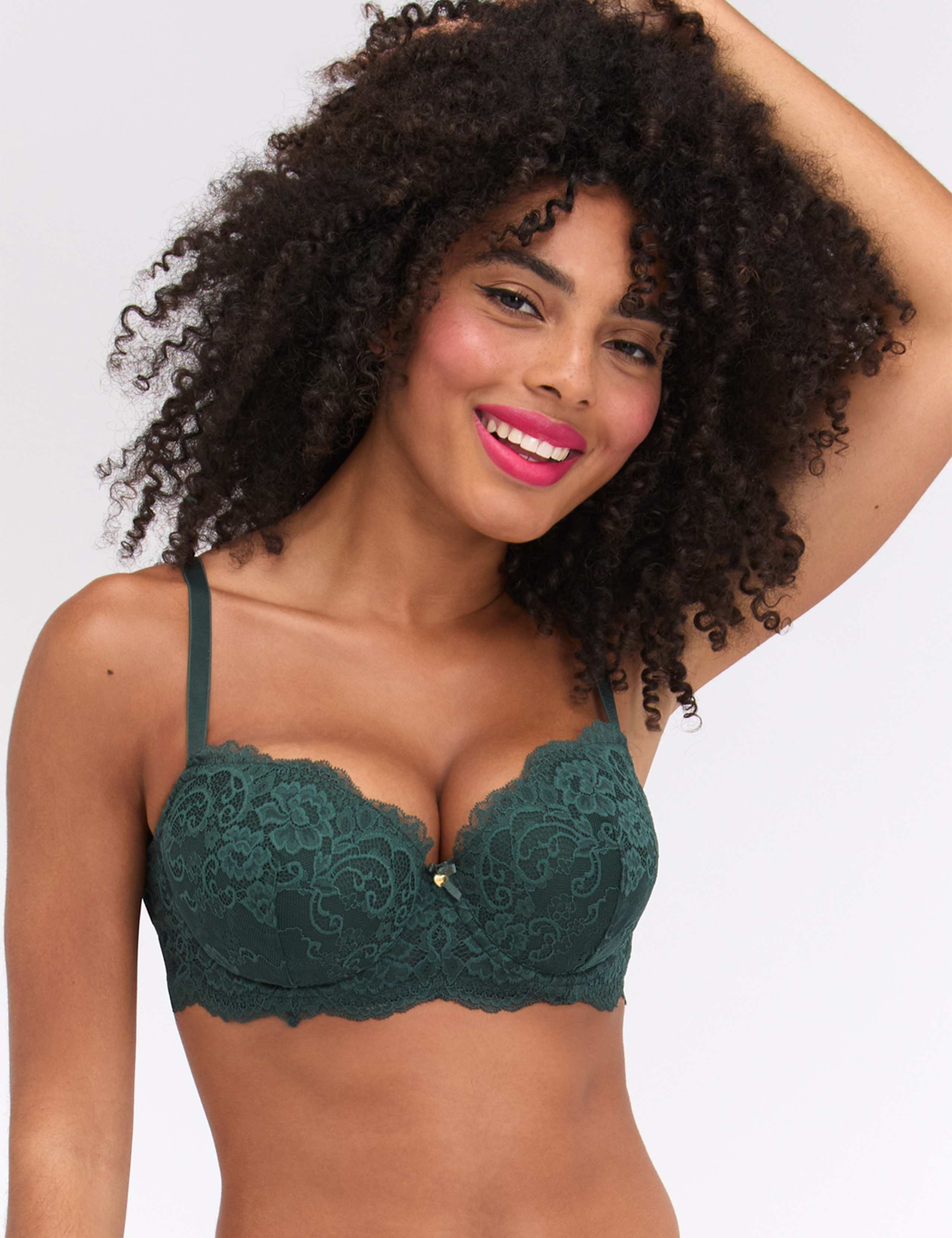 Emma Blush Wired Balconette Bra (B-G)