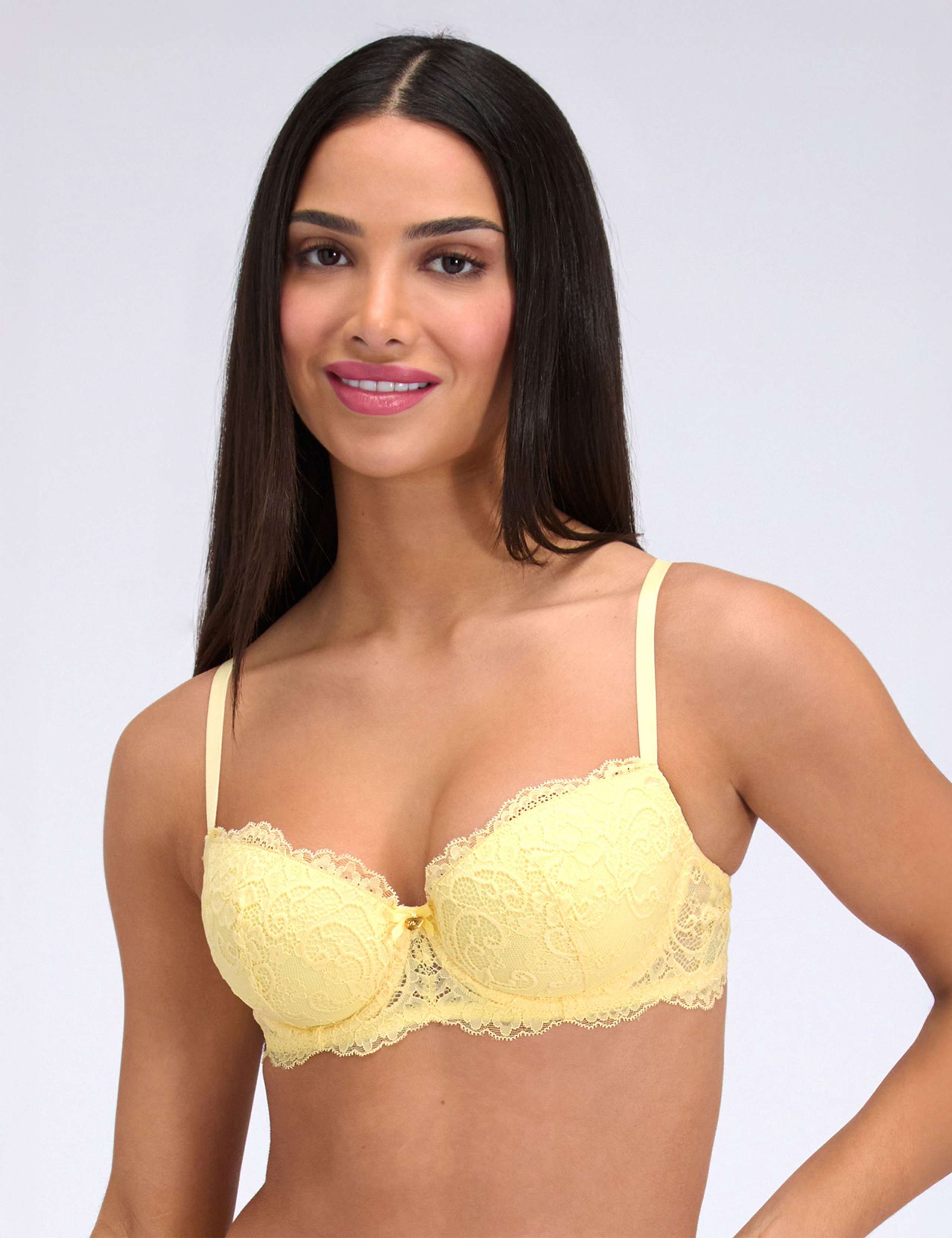 Emma Blush Wired Balconette Bra (B-G)