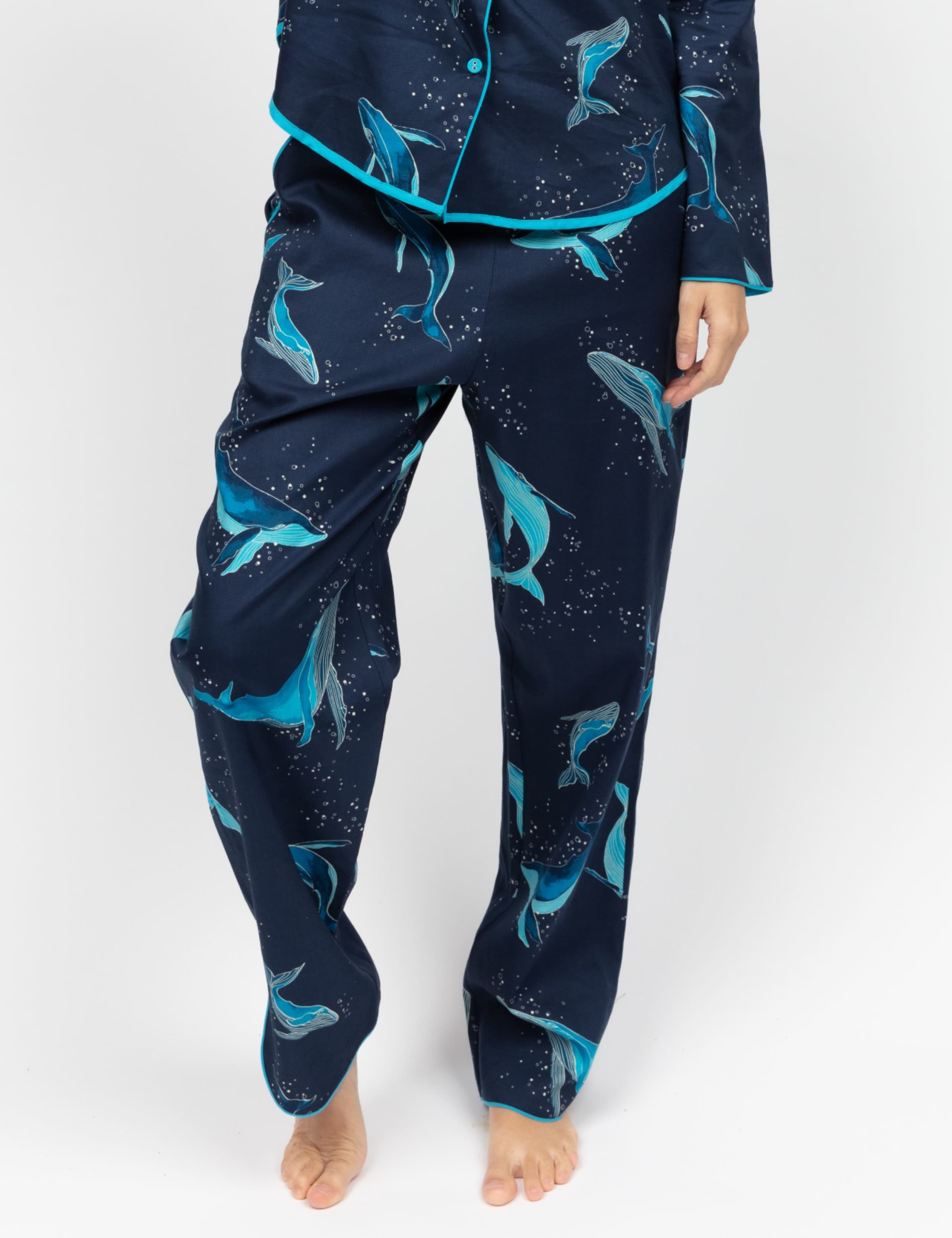 Cotton Rich Whale Pyjama Bottoms