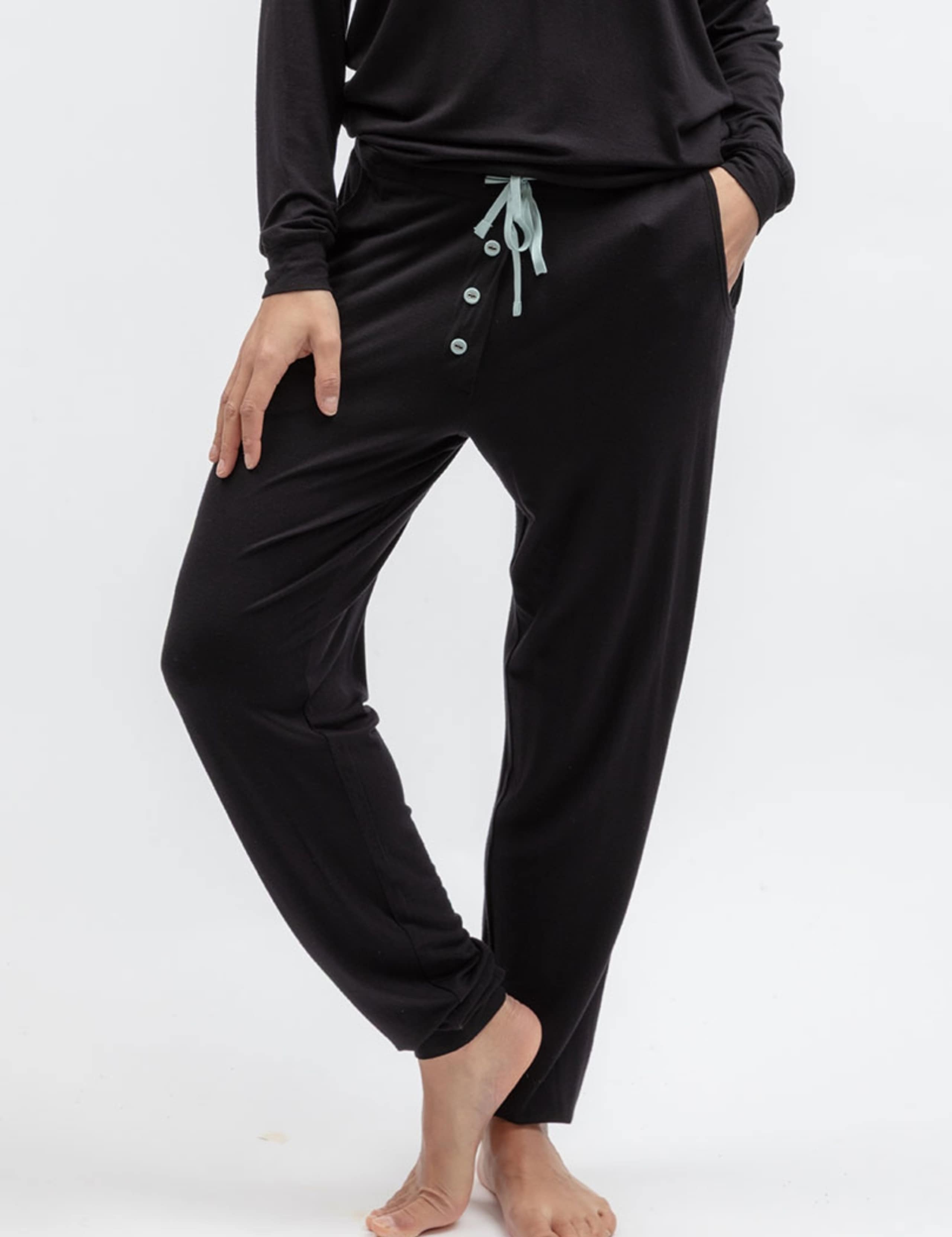 Modal Rich Cuffed Hem Pyjama Bottoms