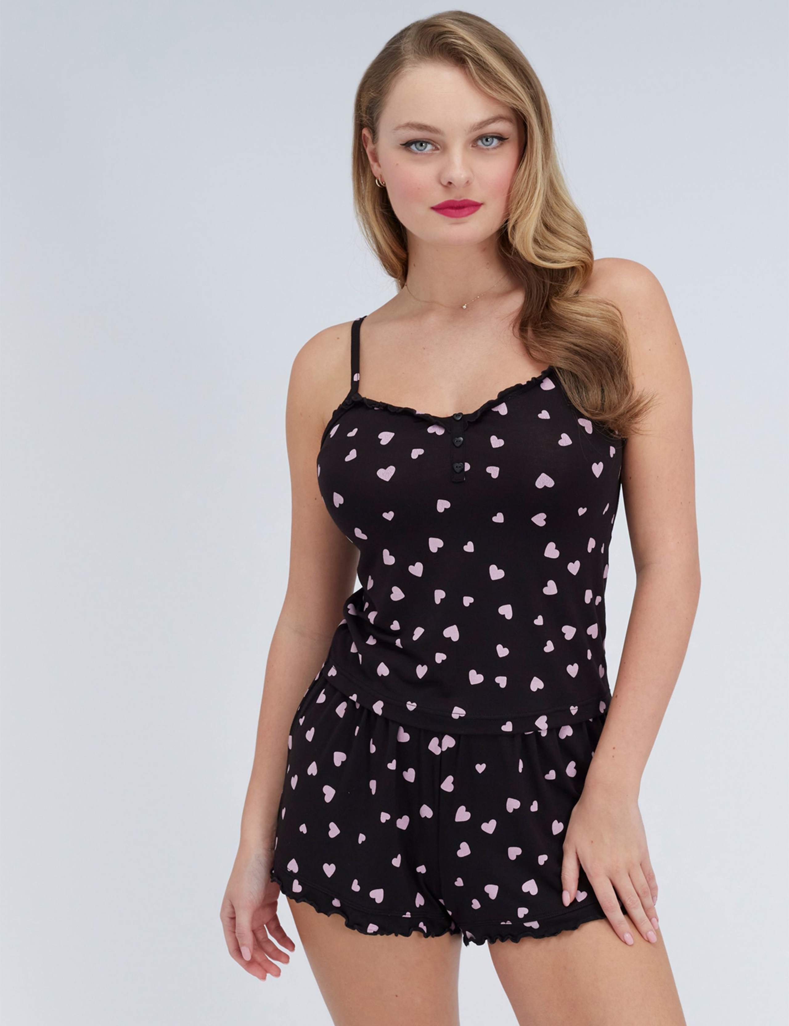 Valentines Heart Shortie Set