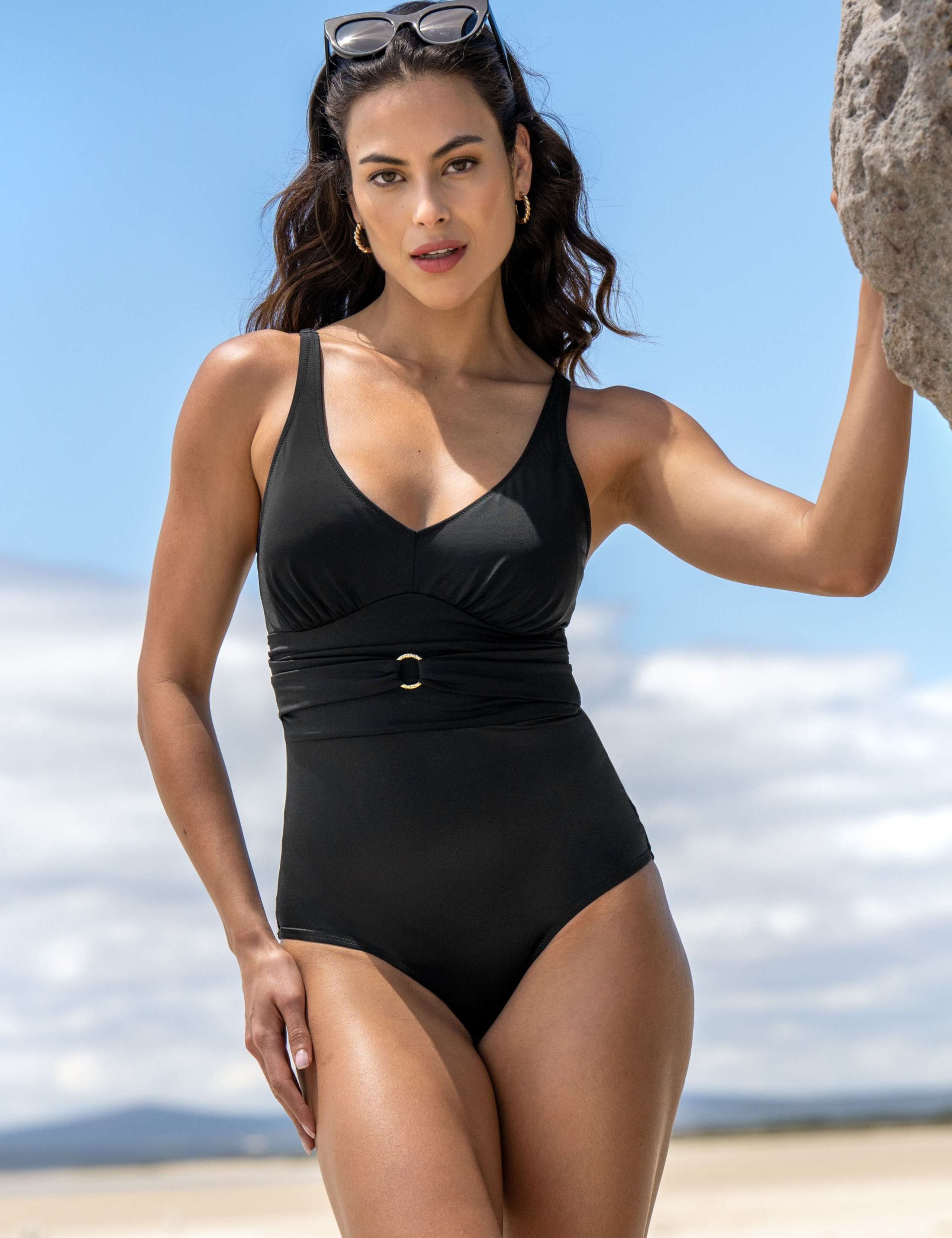 Ischia Super Tummy Control V-Neck Swimsuit