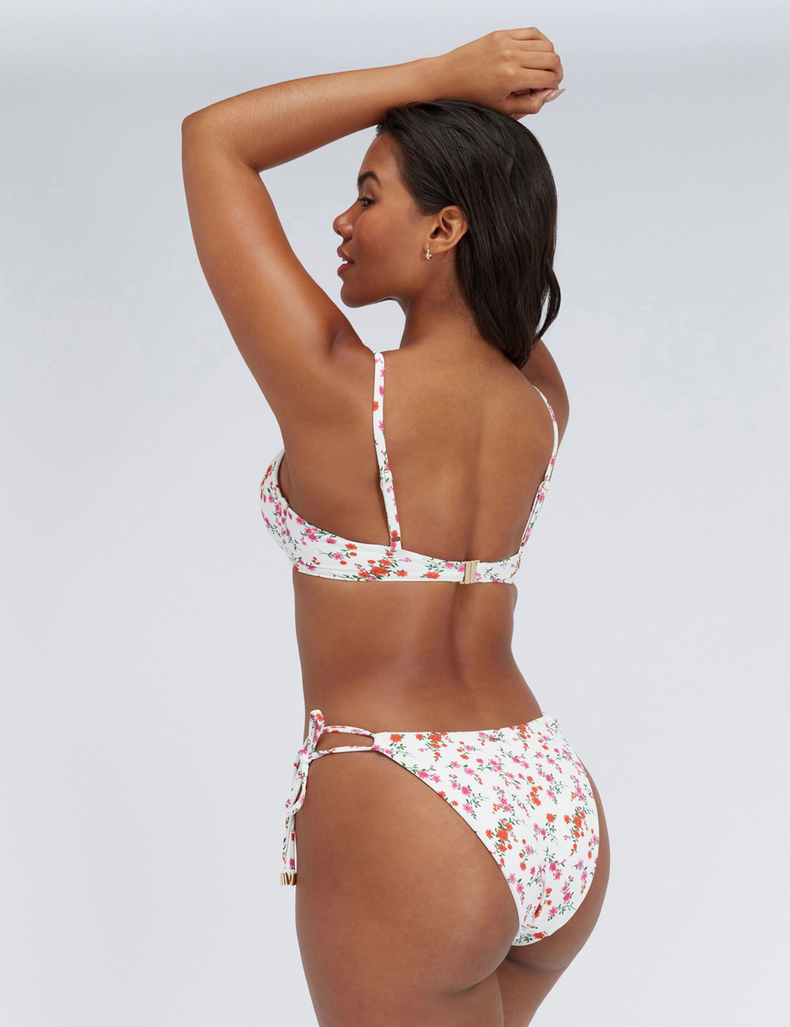 Fiji Floral String Tie Side Bikini Bottoms