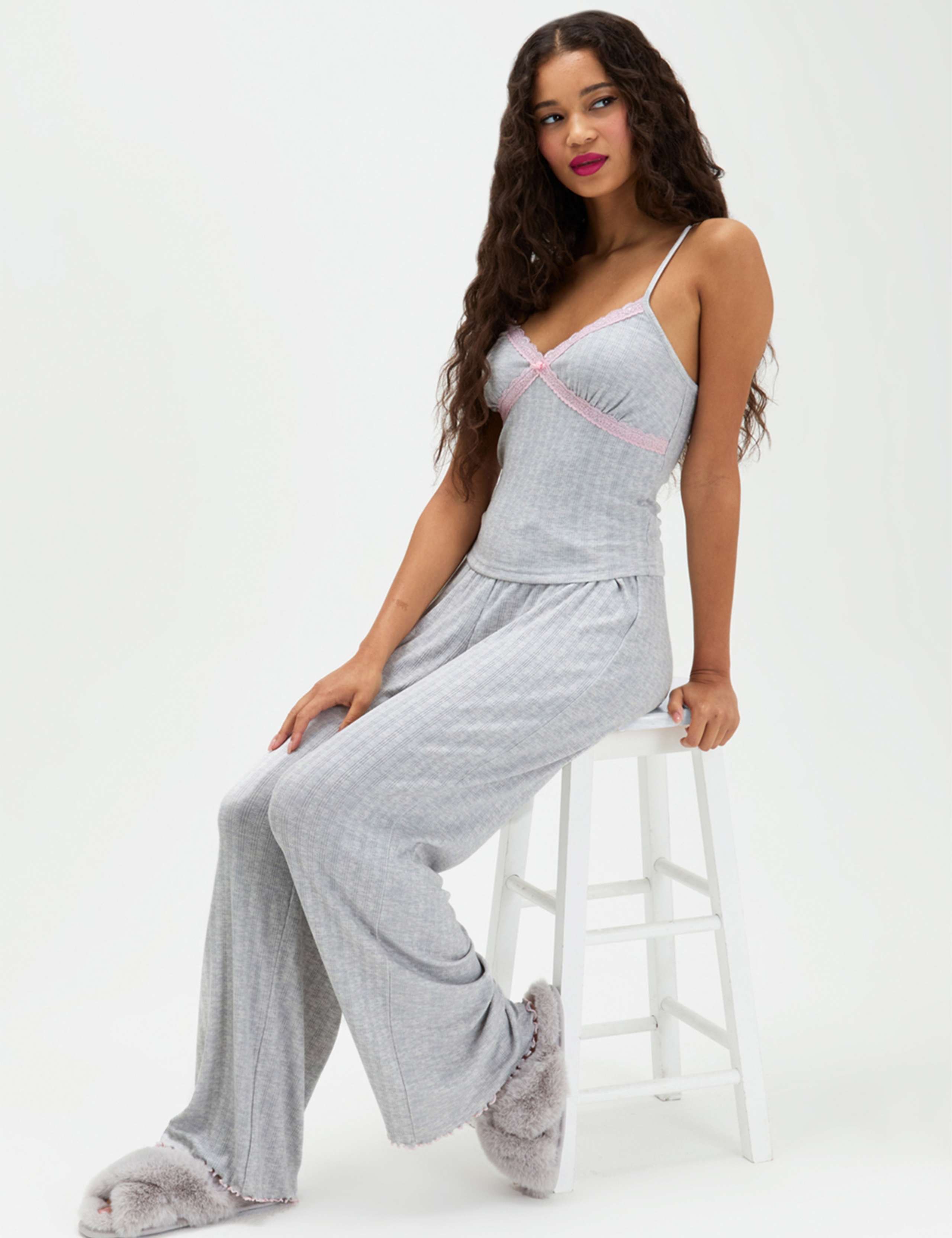 Pointelle Lace Pyjama Set